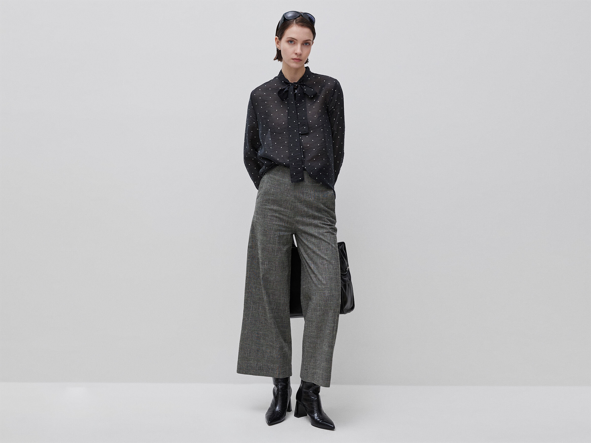 Chemise fluide à micro-pois – Image 3