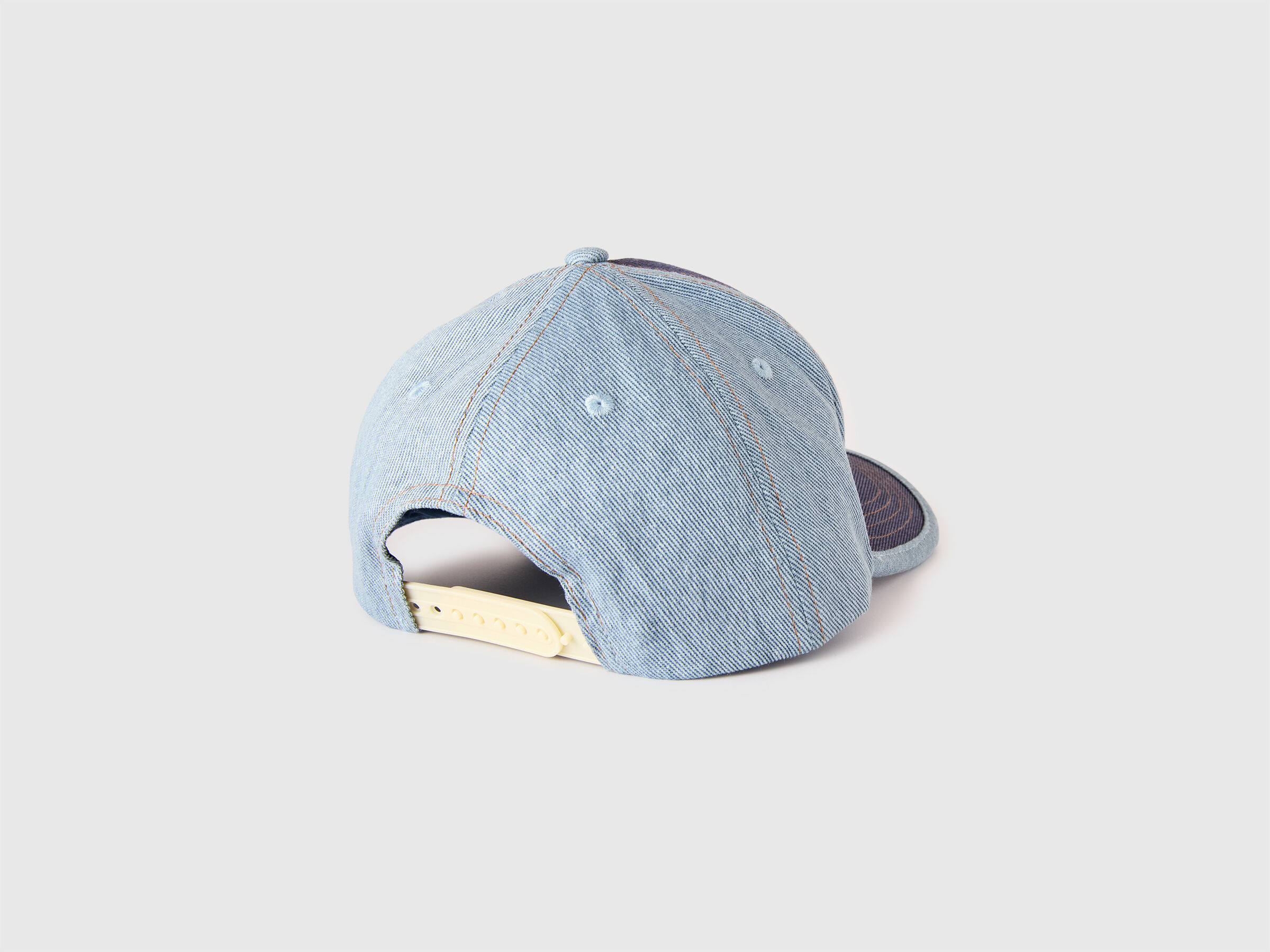 Casquette de baseball en denim avec slogan – Image 2