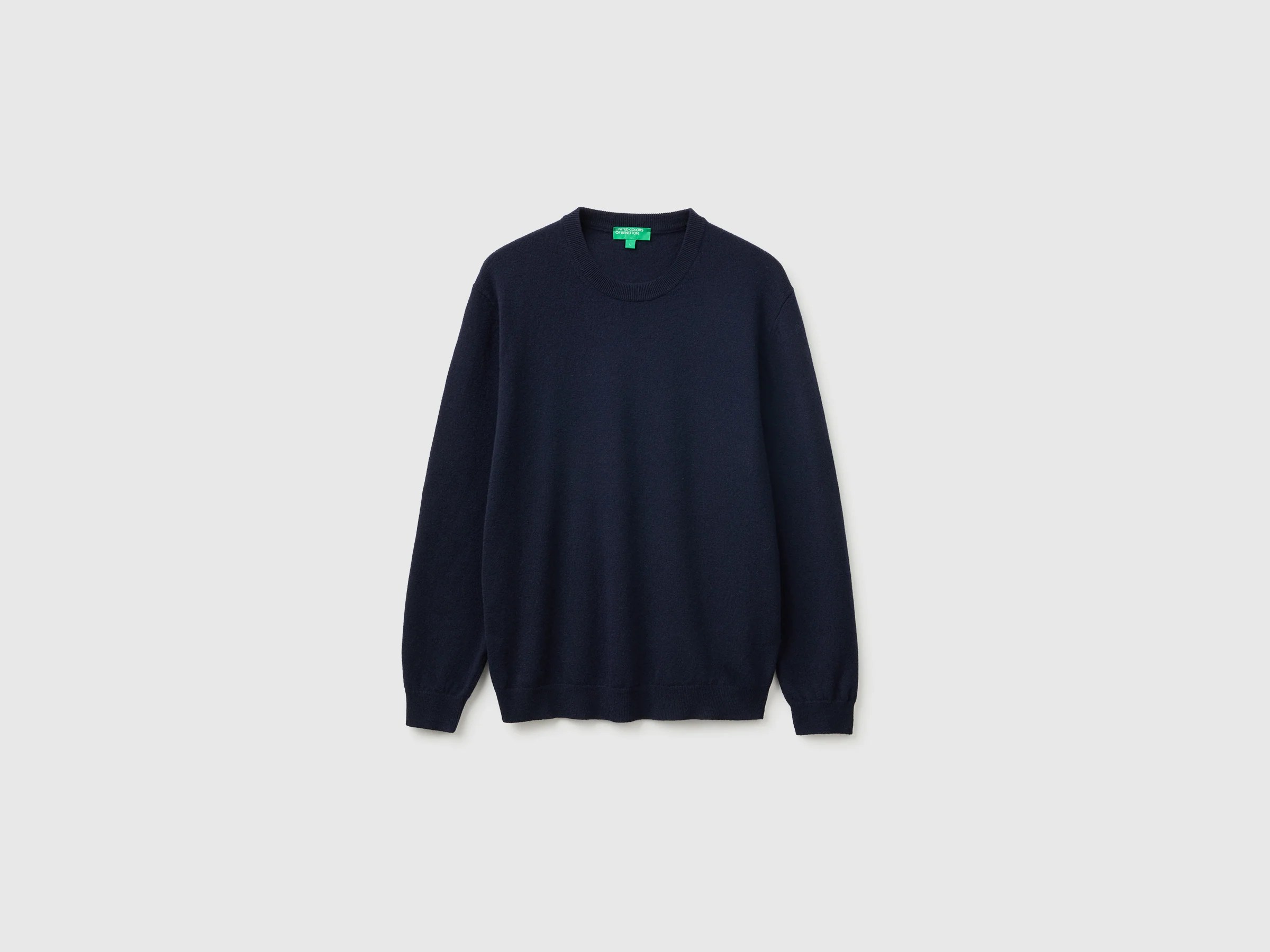 Pull bleu nuit 100 % laine mérinos Pull bleu nuit 100 % laine mérinos