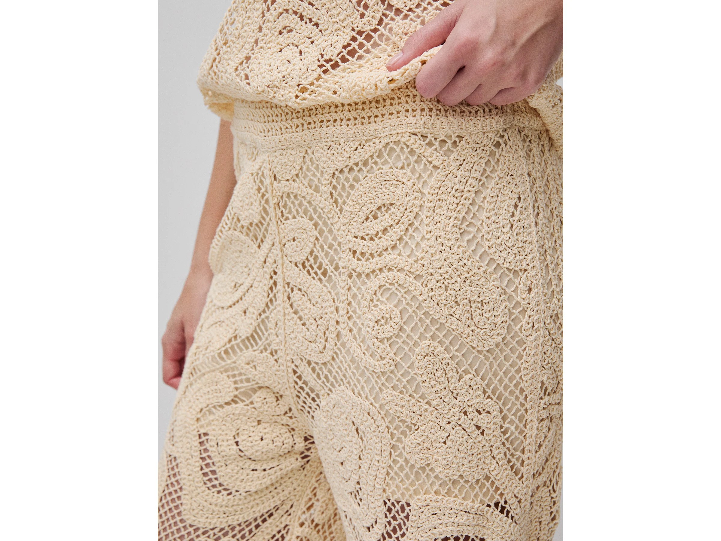 Pantalon tricoté brodé – Image 2