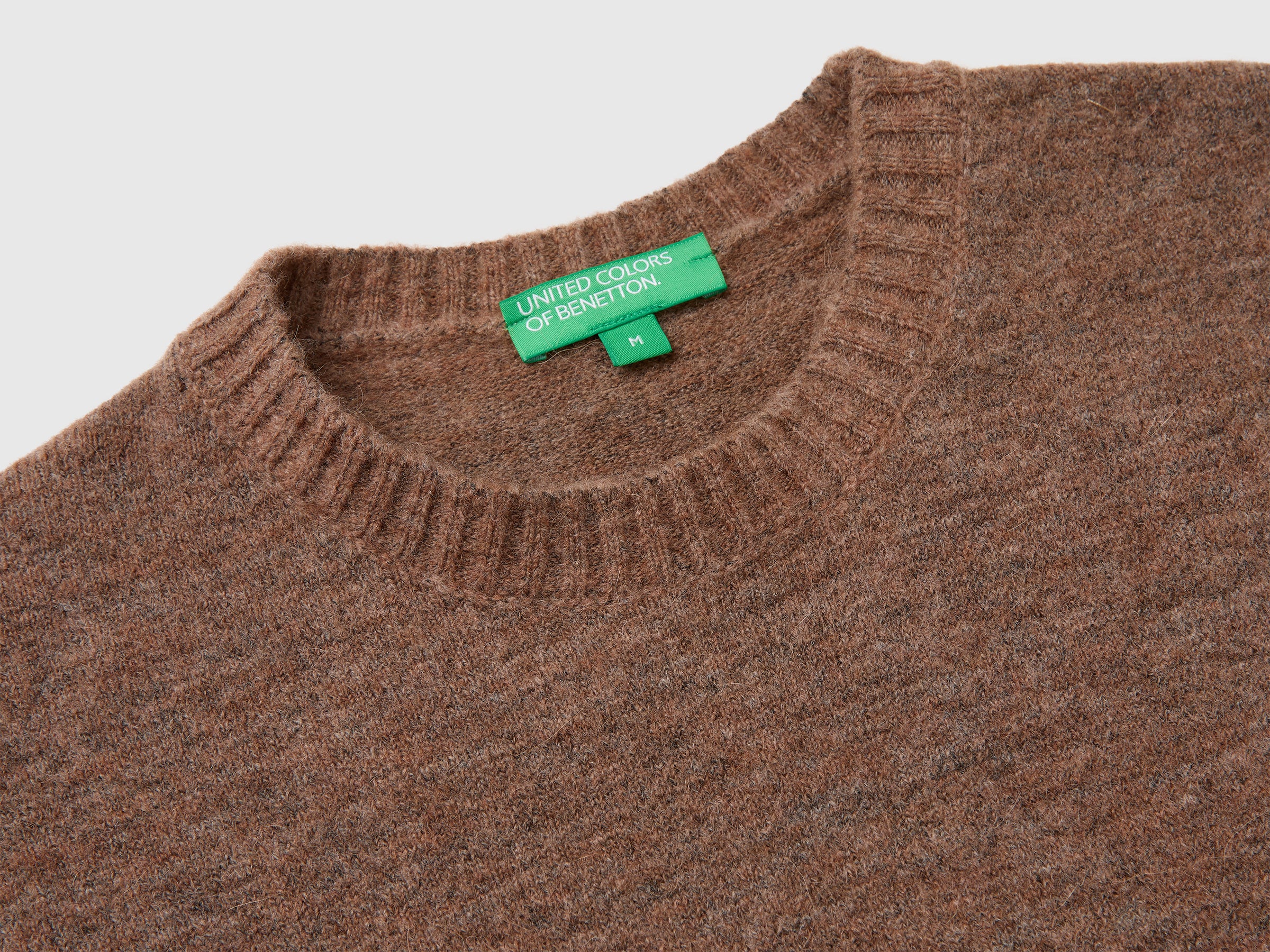 Pull col rond en laine mélangée à l’alpaga – Image 3