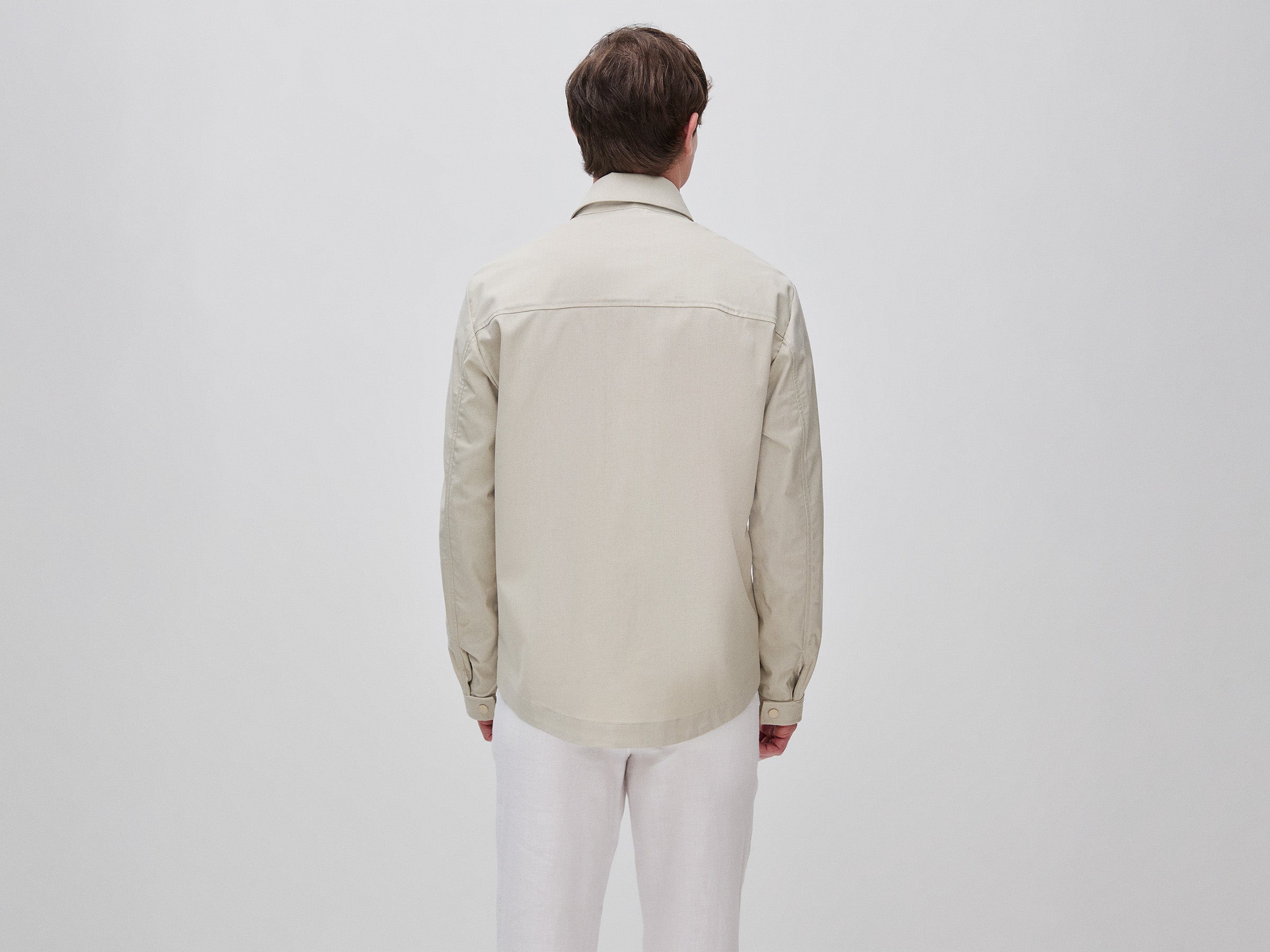 Veste en lin mélangé enduit – Image 2