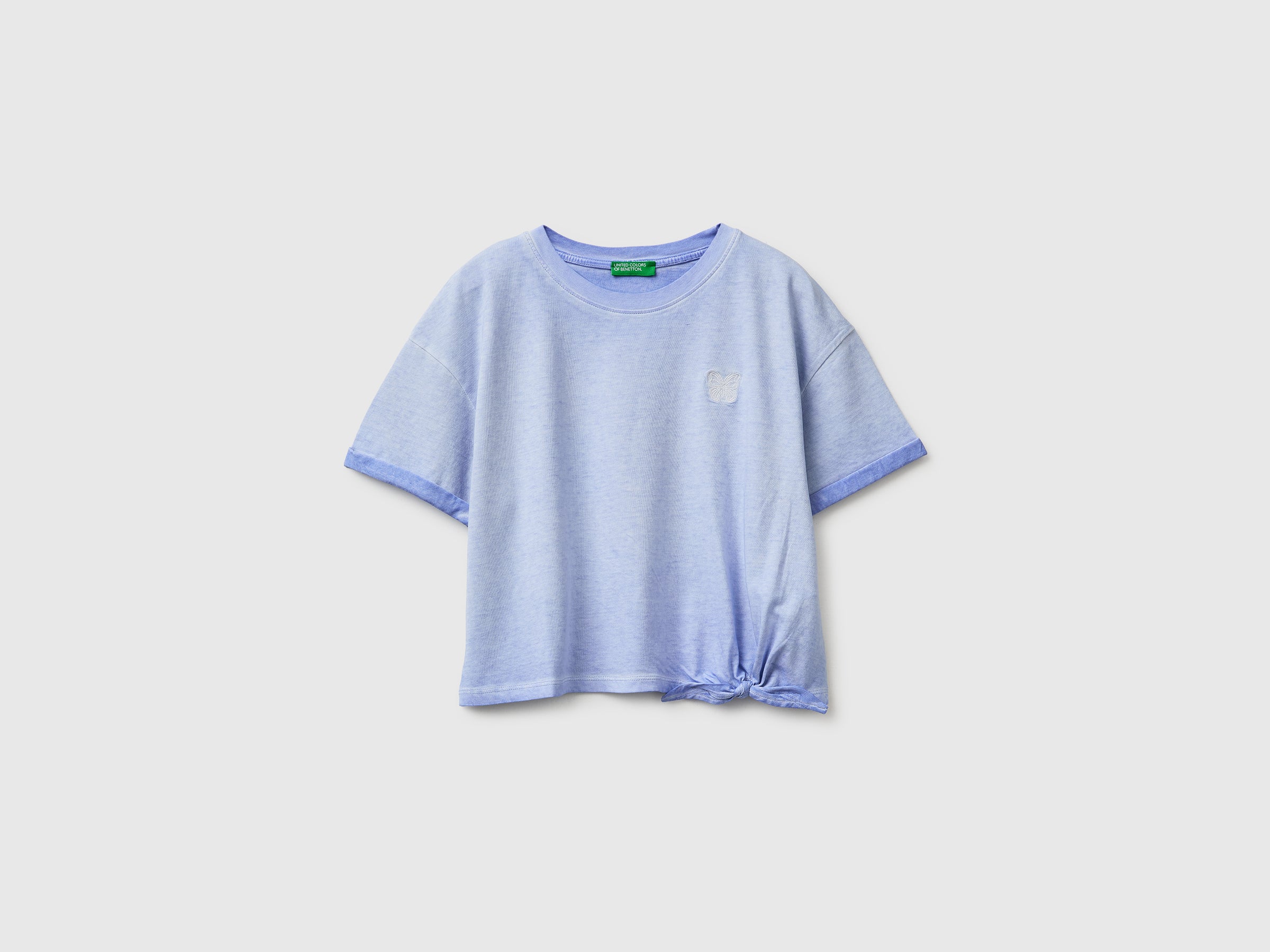 T-shirt imprimé et à nœud T-shirt imprimé et à nœud