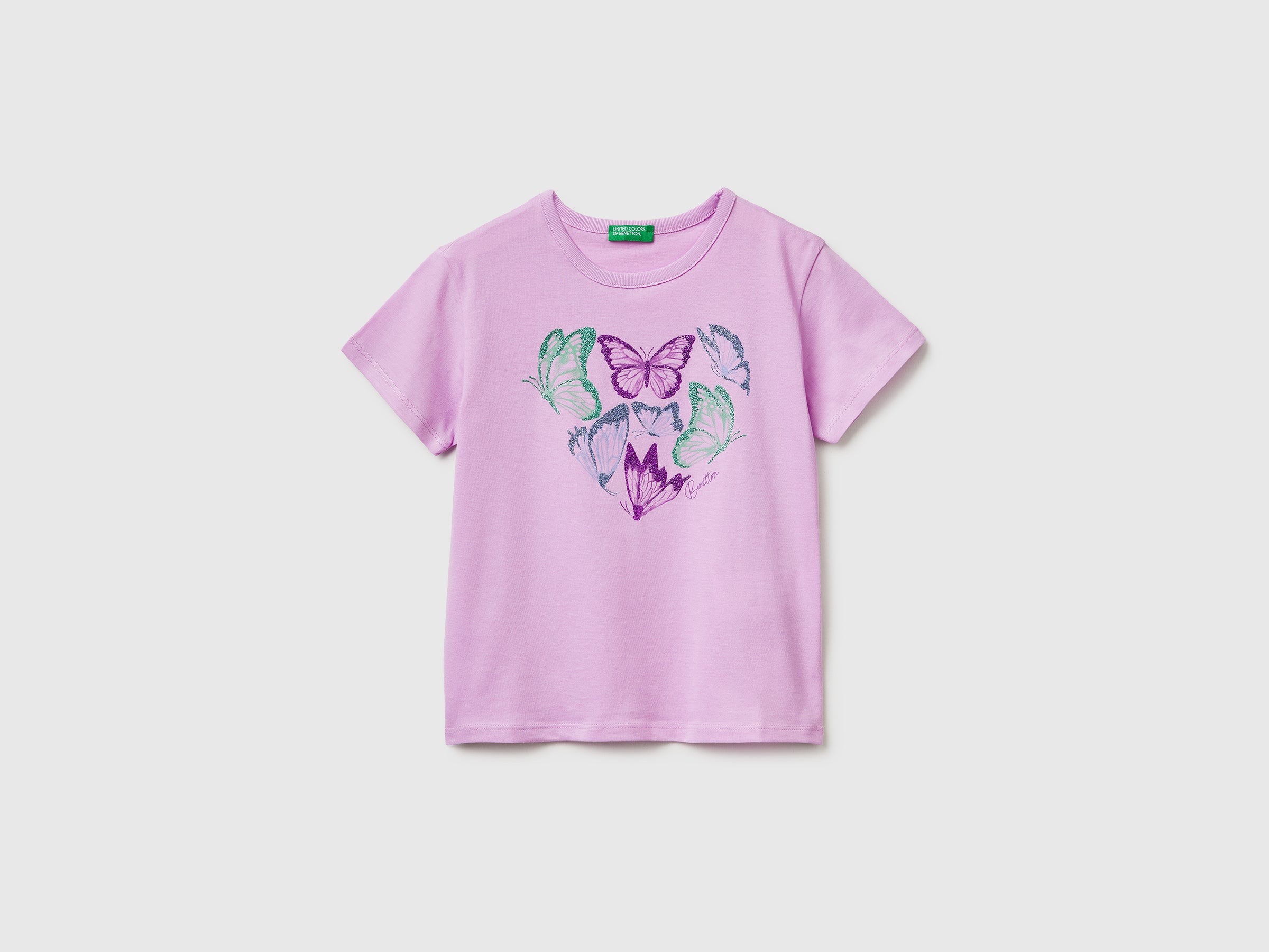 T-shirt imprimé et pailleté T-shirt imprimé et pailleté