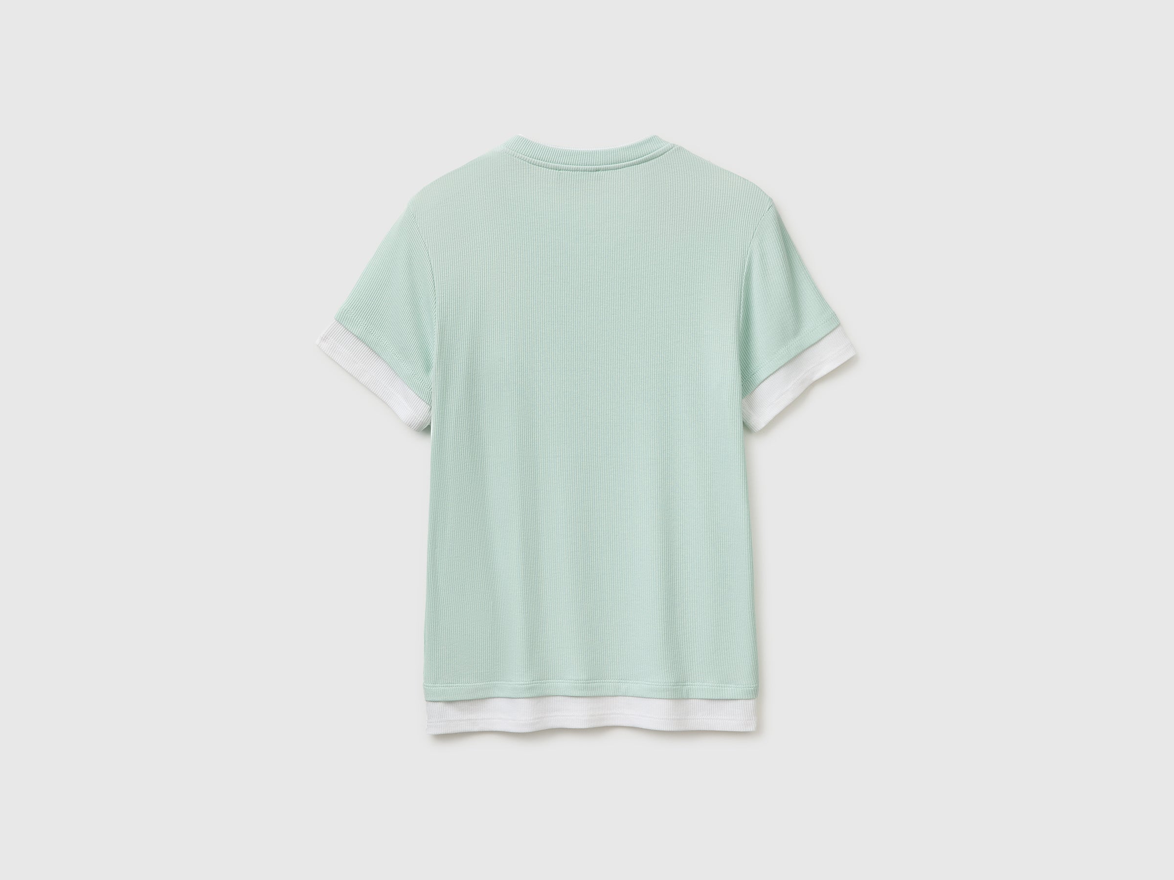 T-shirt côtelé coupe ajustée – Image 2