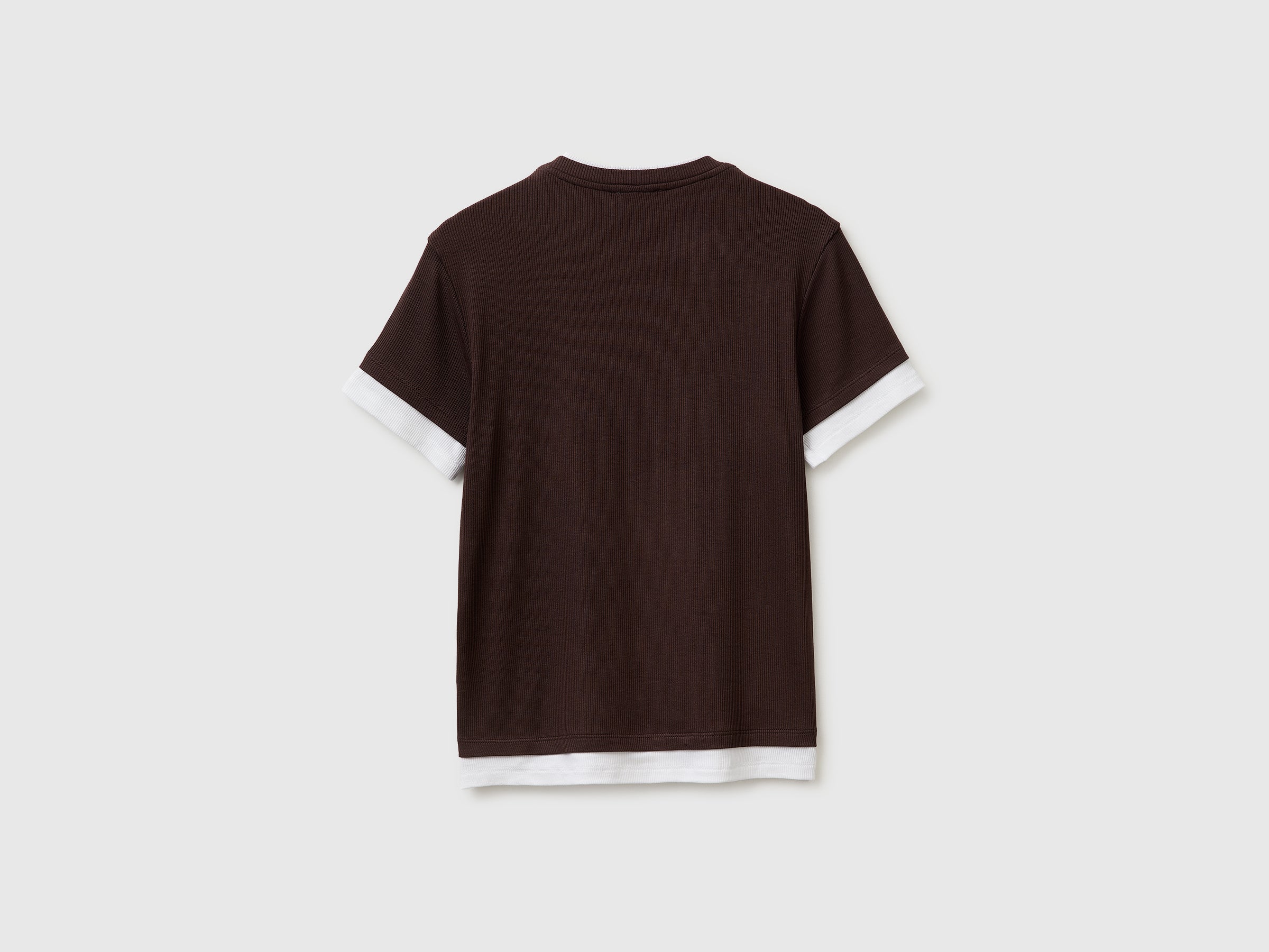 T-shirt côtelé coupe ajustée – Image 2