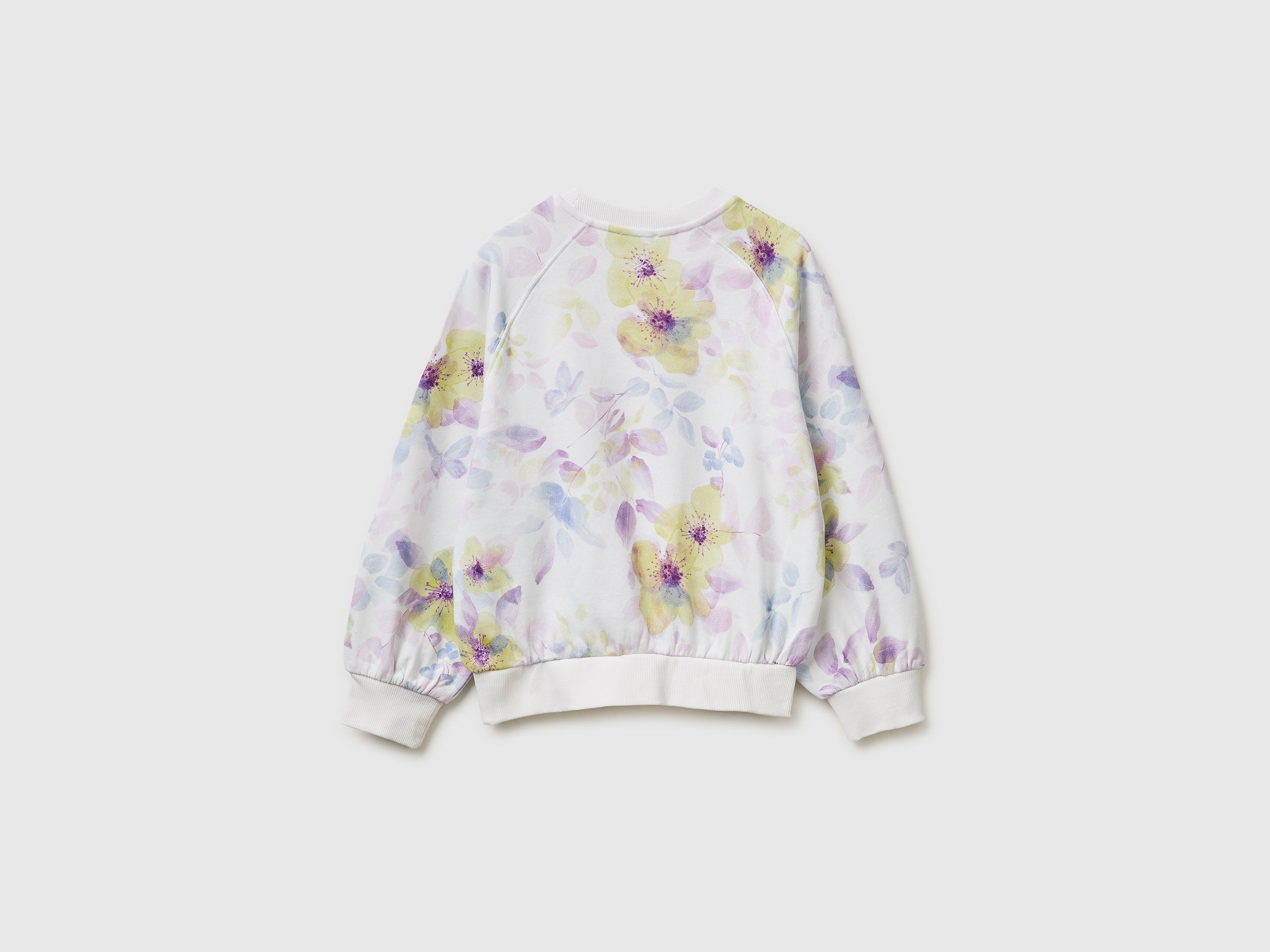 Sweat-shirt à fleurs avec découpe – Image 2