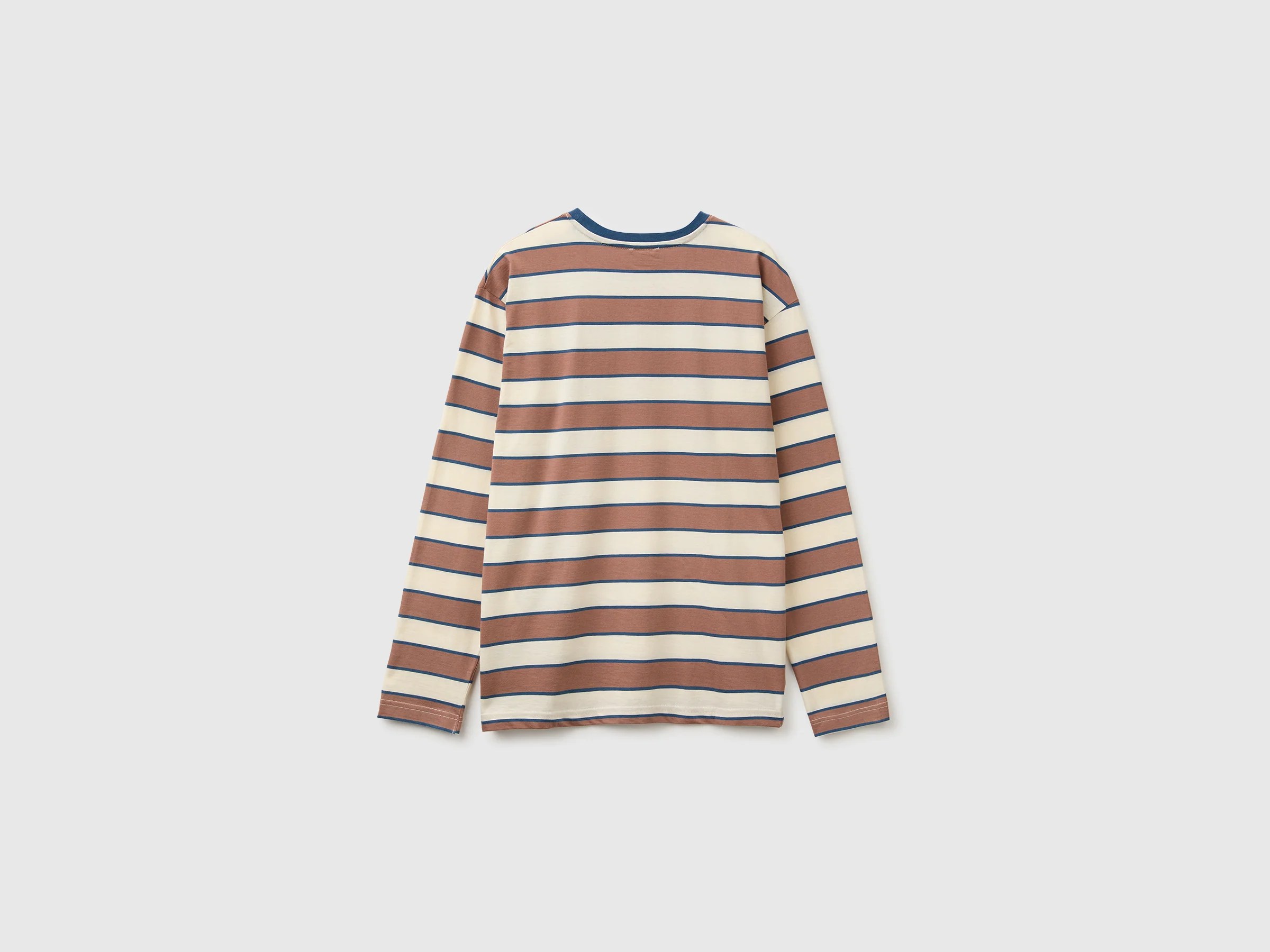 T-shirt rayé en coton biologique – Image 2
