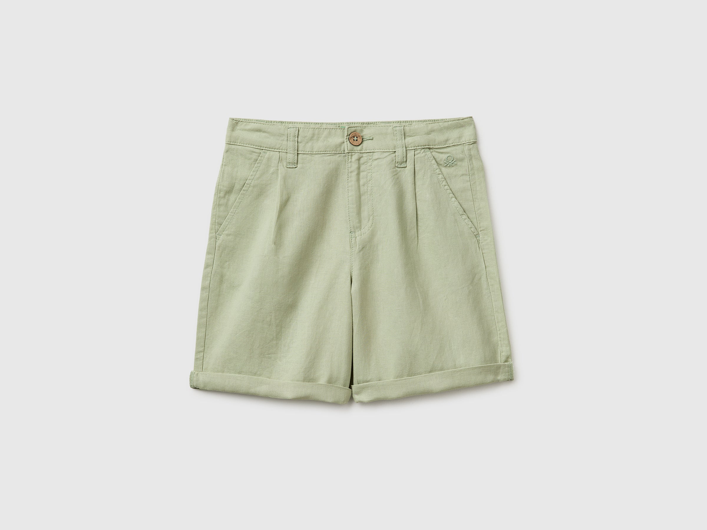 Short en lin mélangé Short en lin mélangé