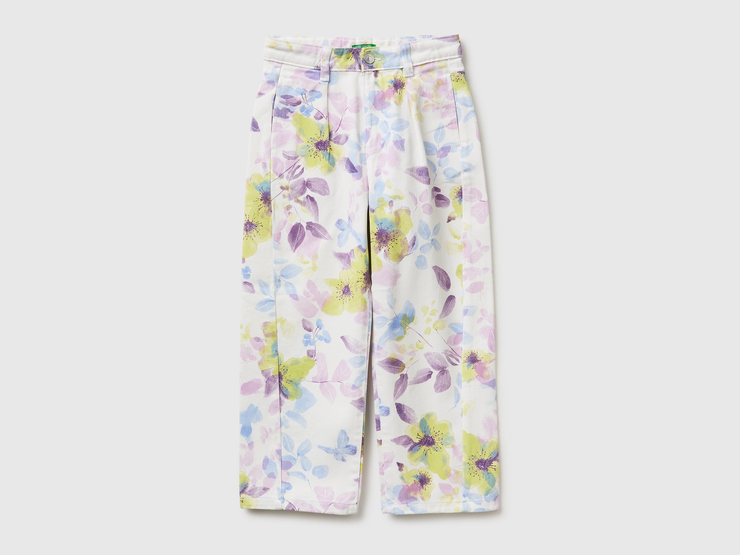 Pantalon fleuri ample Pantalon fleuri ample