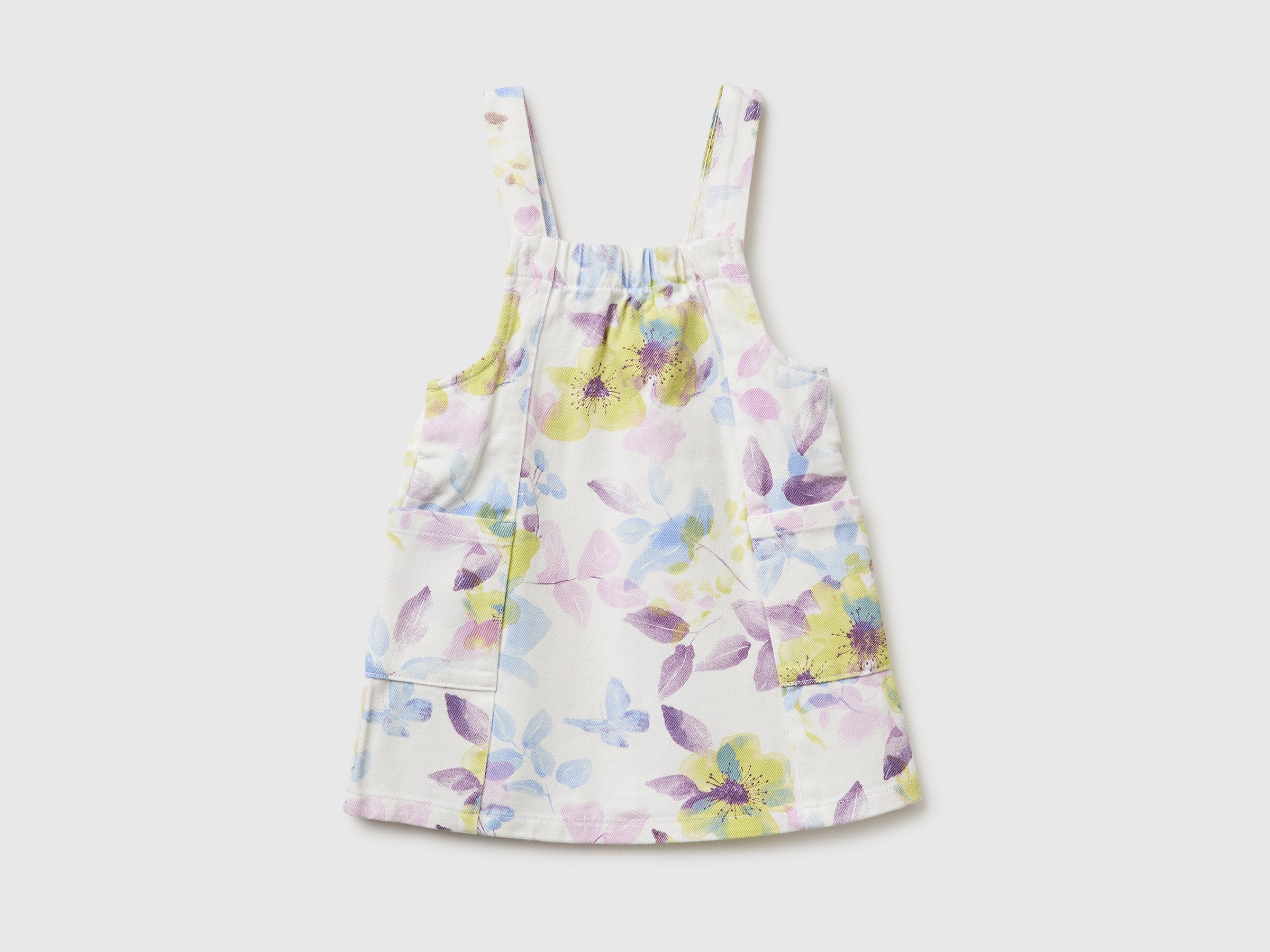 Robe salopette à fleurs Robe salopette à fleurs