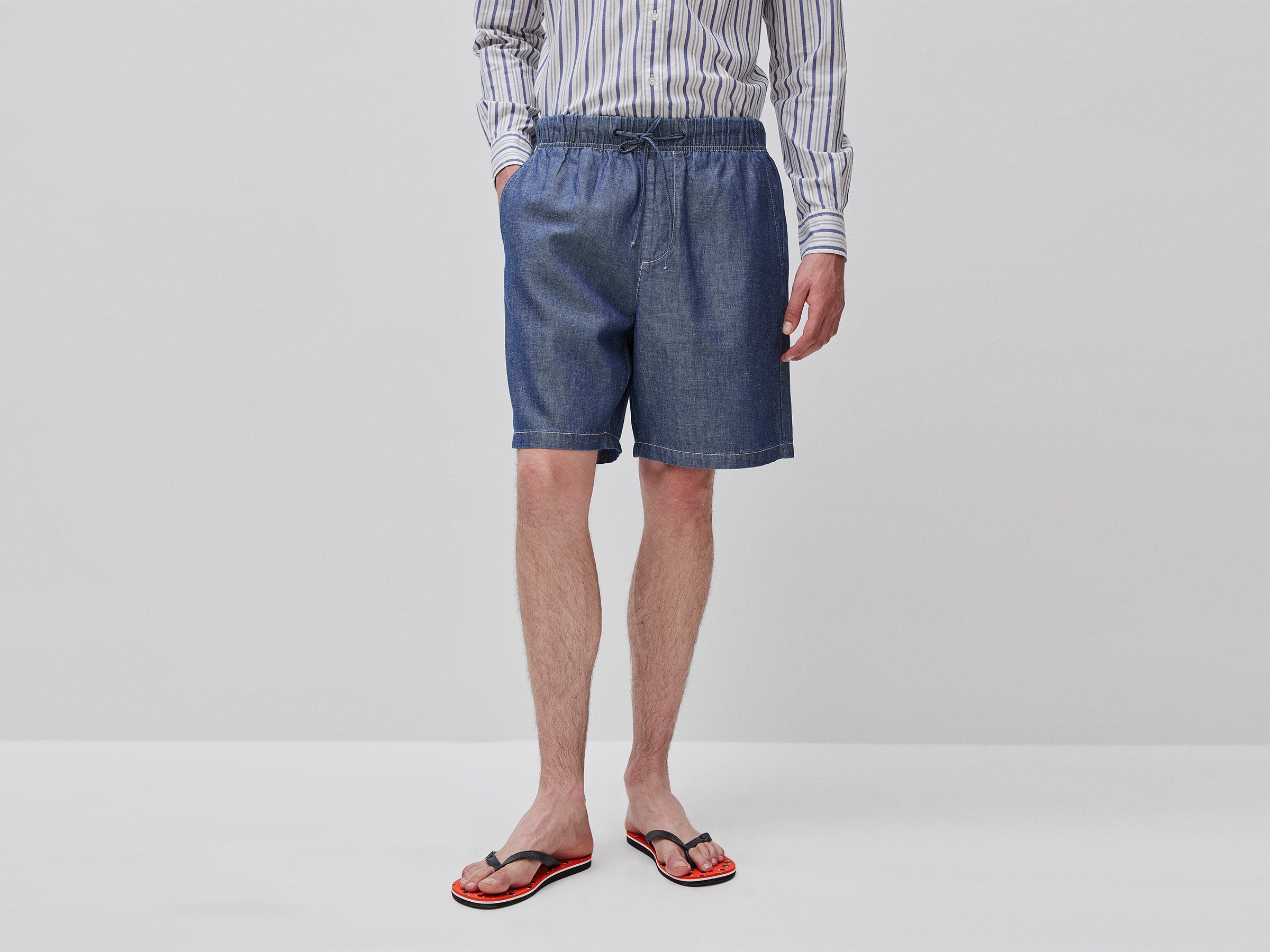 Bermuda en chambray Bermuda en chambray
