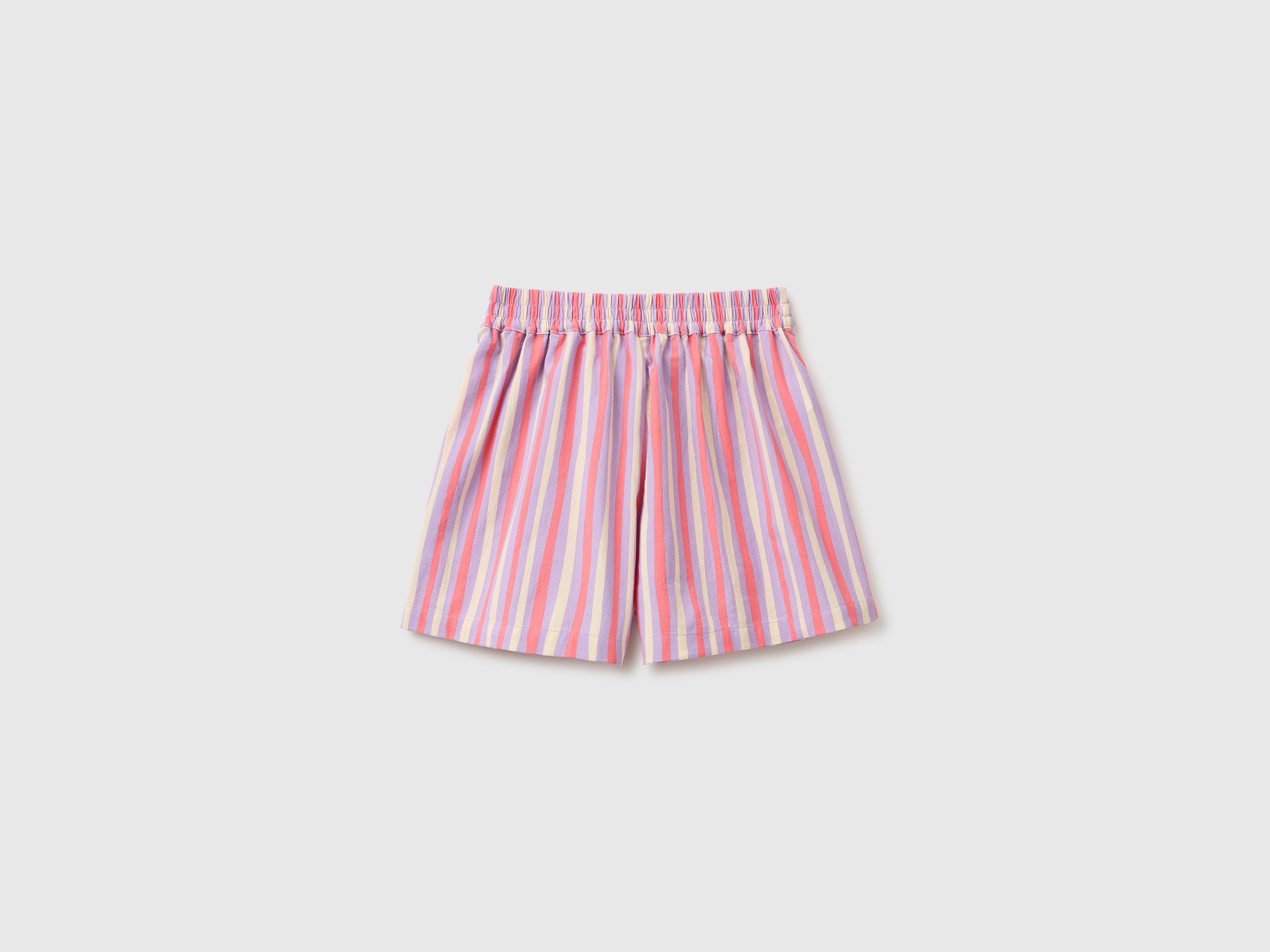 Short rayé avec ceinture – Image 2