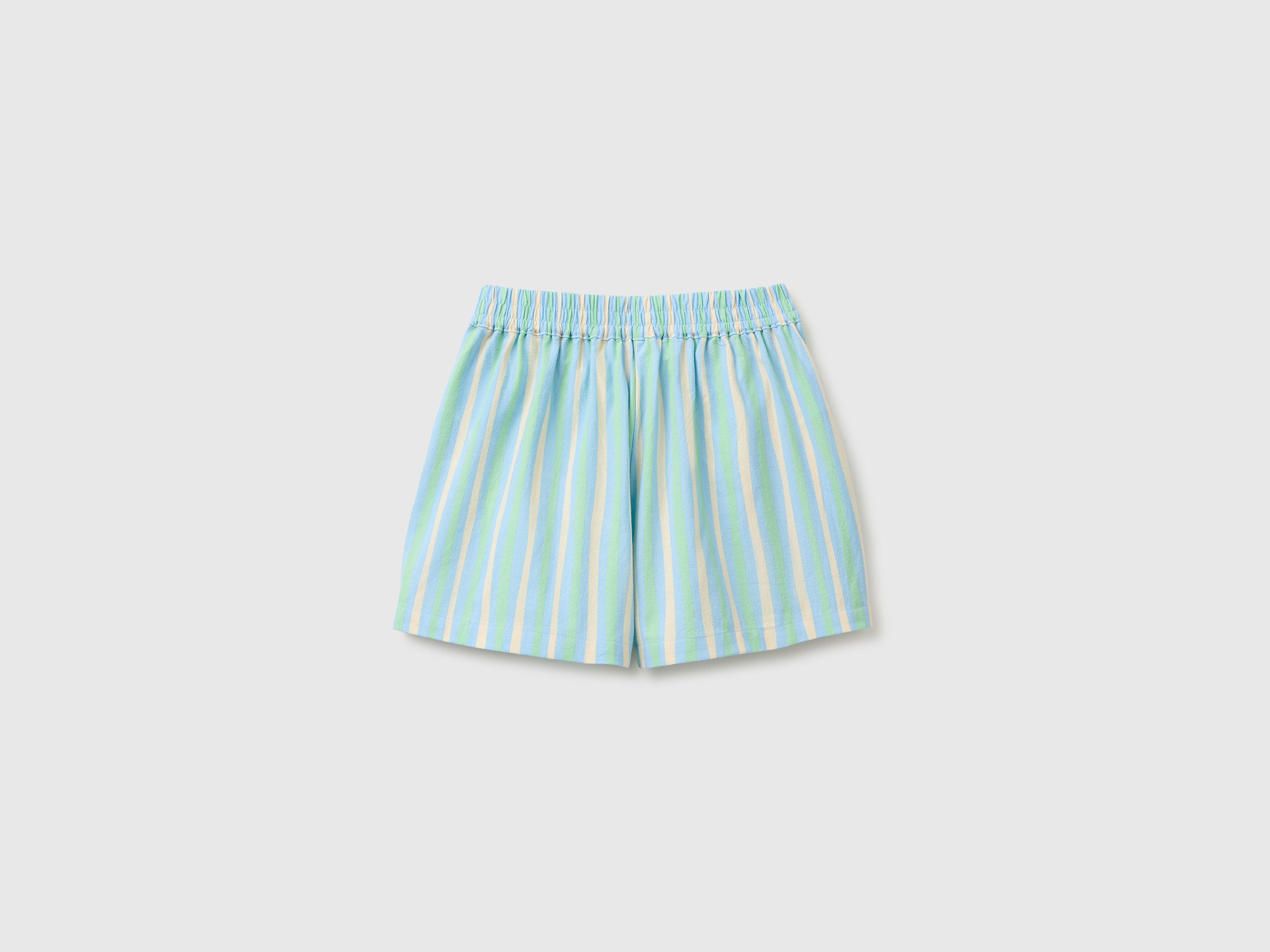 Short rayé avec ceinture – Image 2