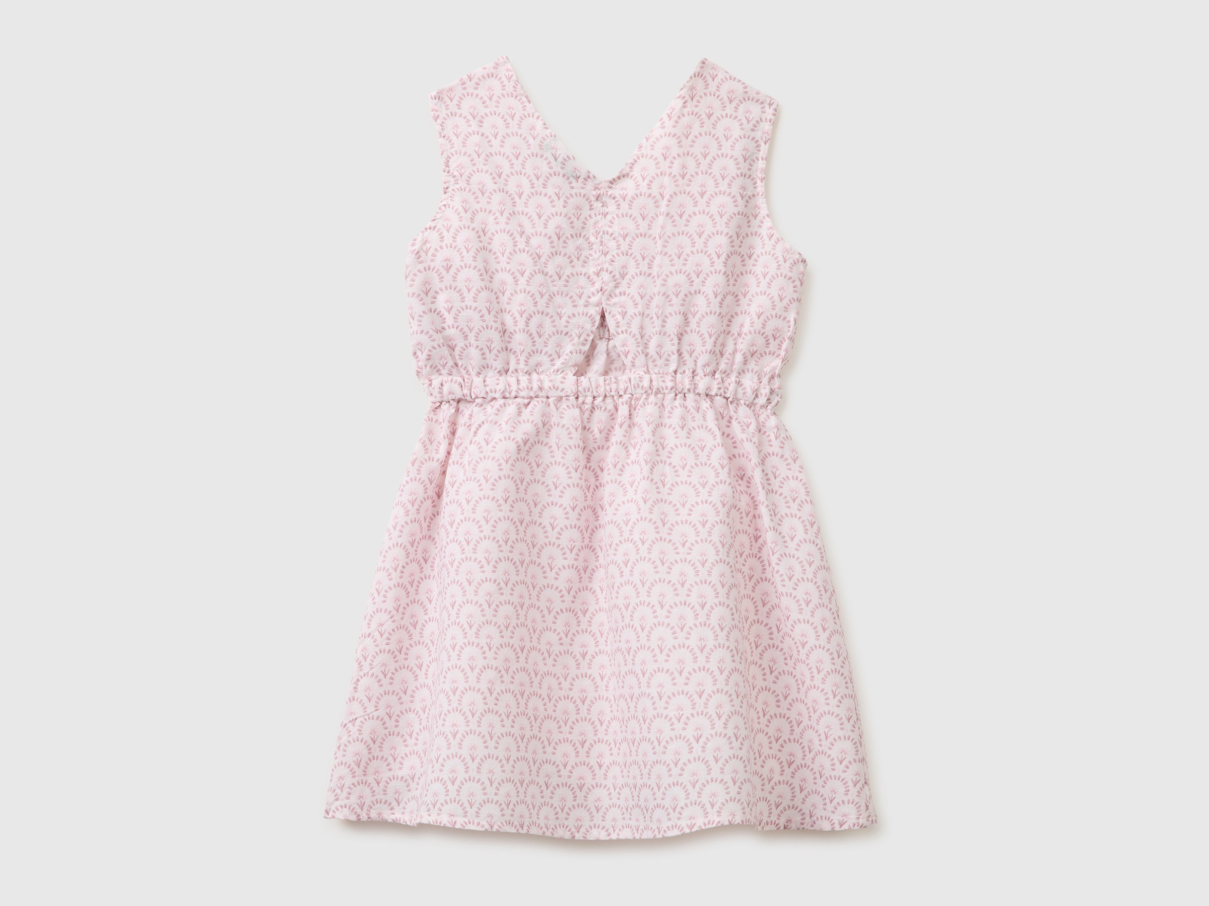 Robe fleurie en lin mélangé – Image 2