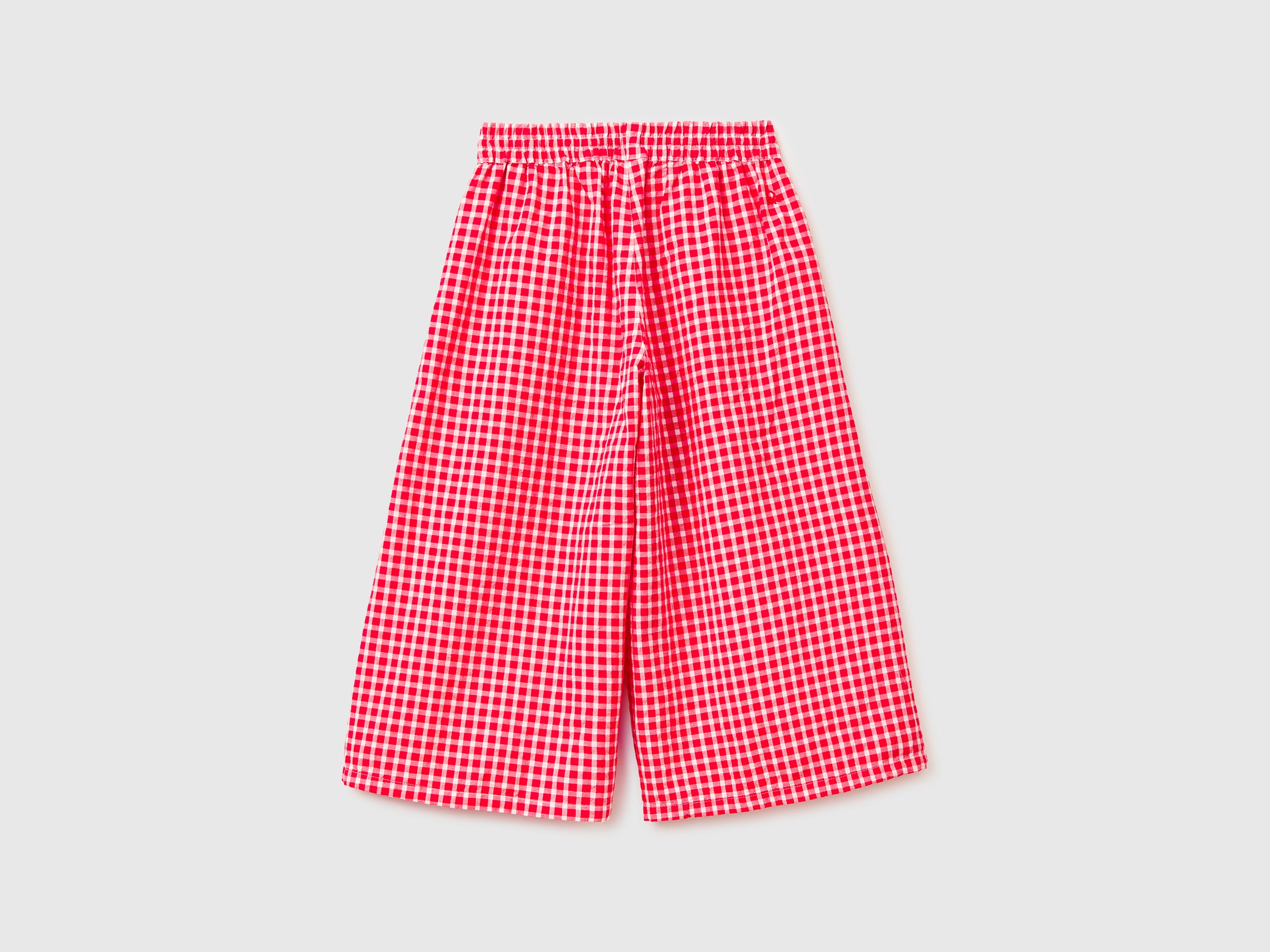Pantalon vichy à coupe large – Image 2