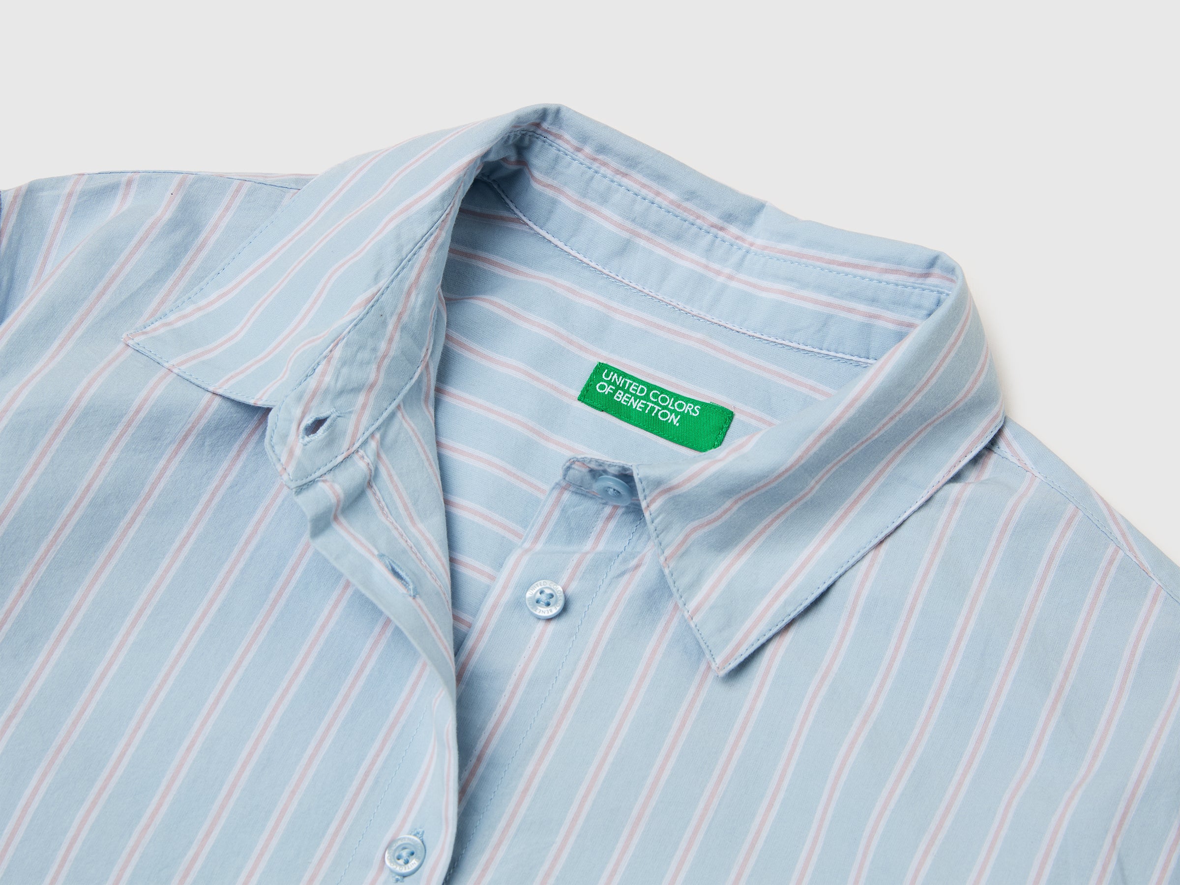 Chemise rayée à coupe carrée – Image 3