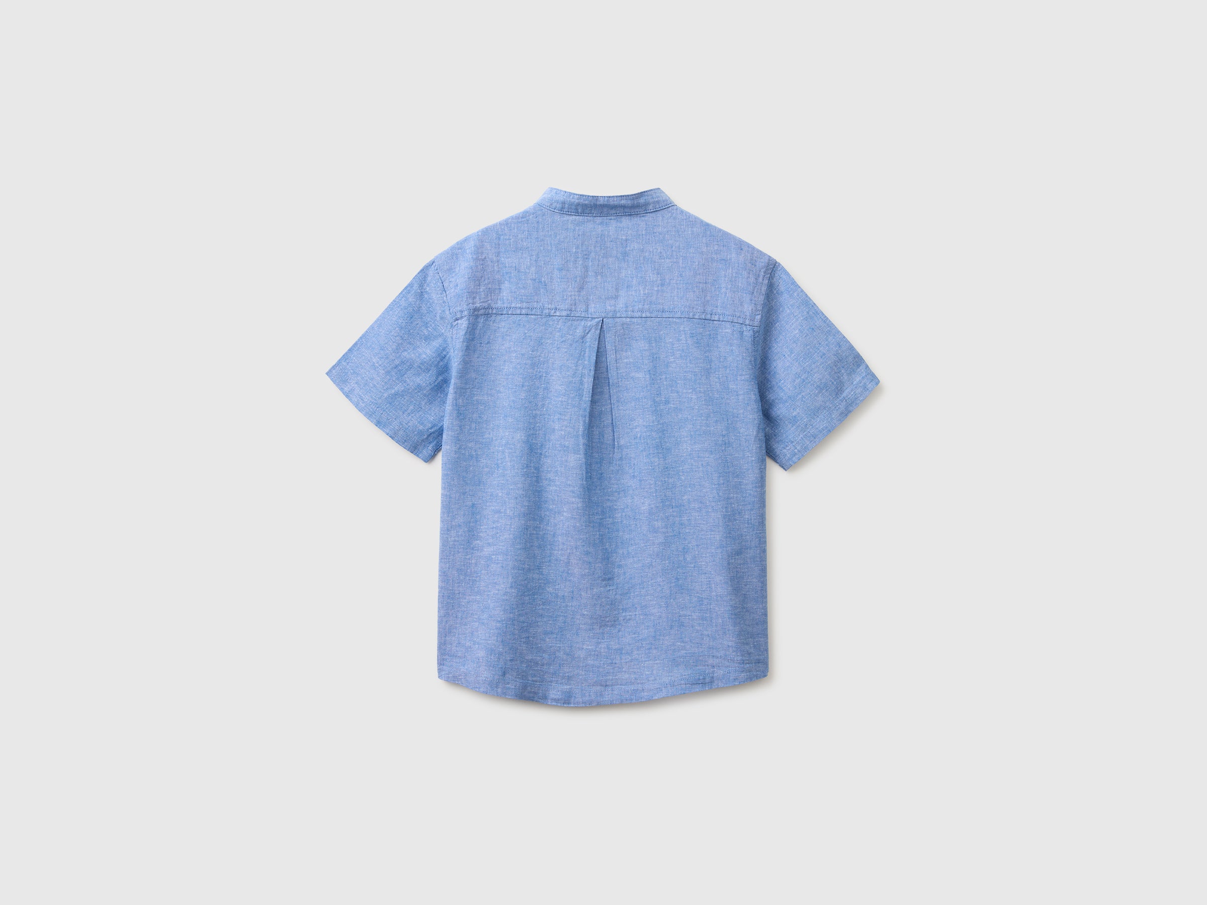 Chemise à manches courtes en lin mélangé – Image 2