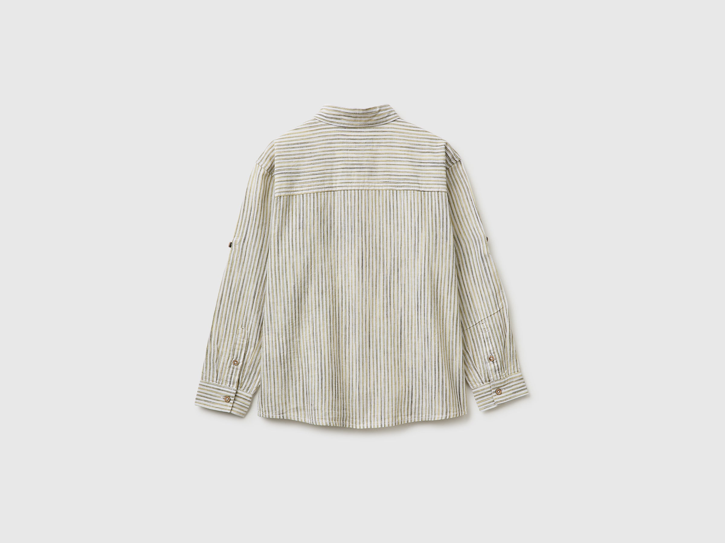Chemise rayée en lin mélangé – Image 2