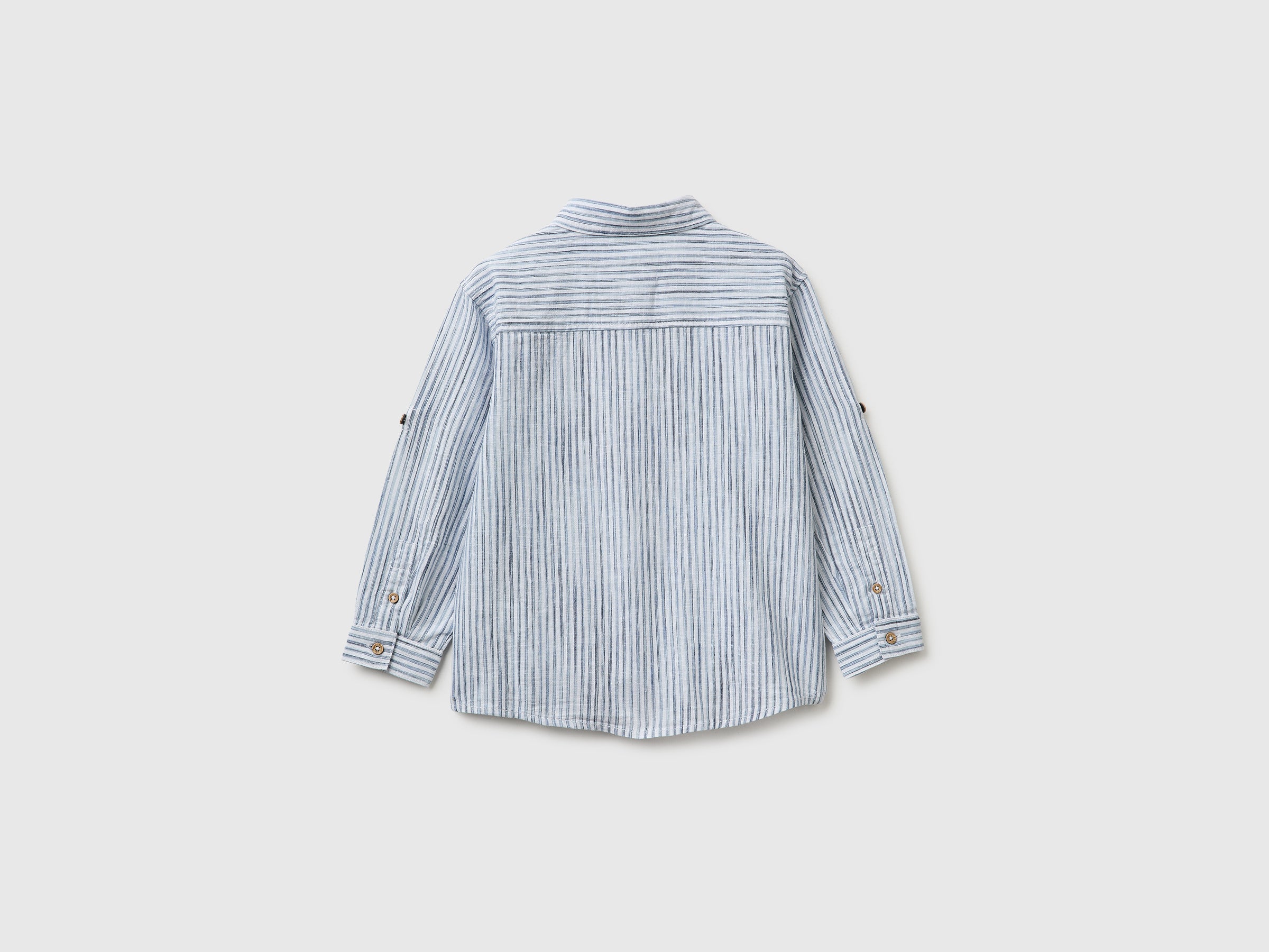 Chemise rayée en lin mélangé – Image 2