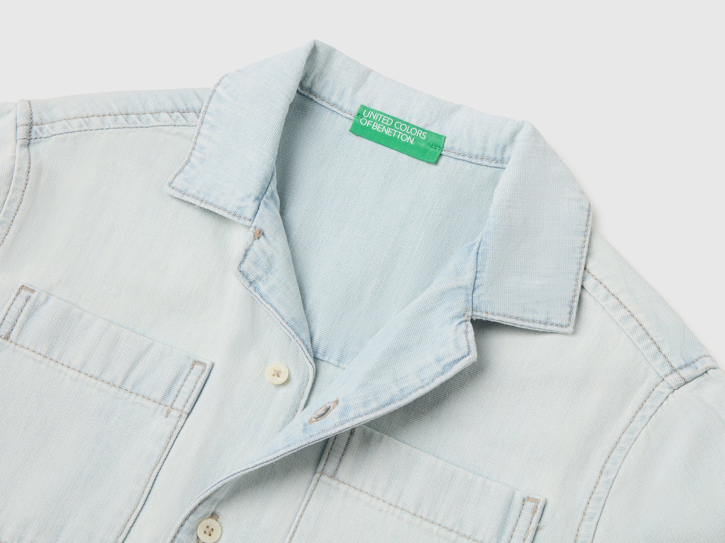 Chemise en jean à manches courtes – Image 3