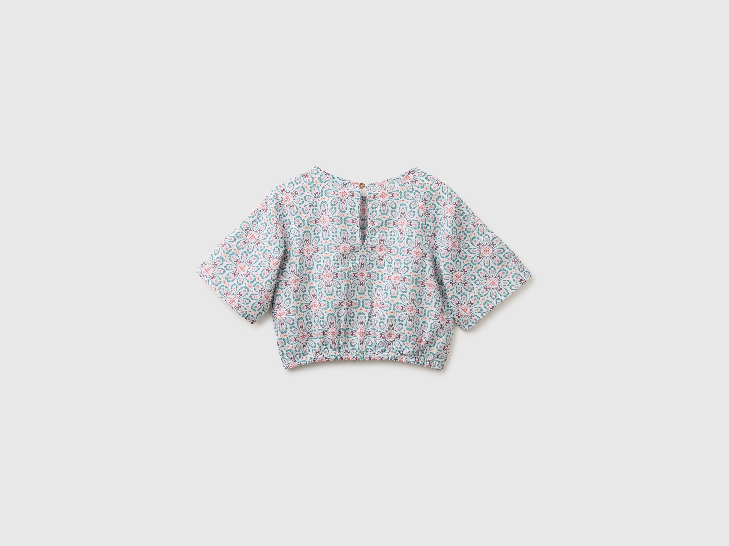 Blouse fleurie en lin mélangé – Image 2