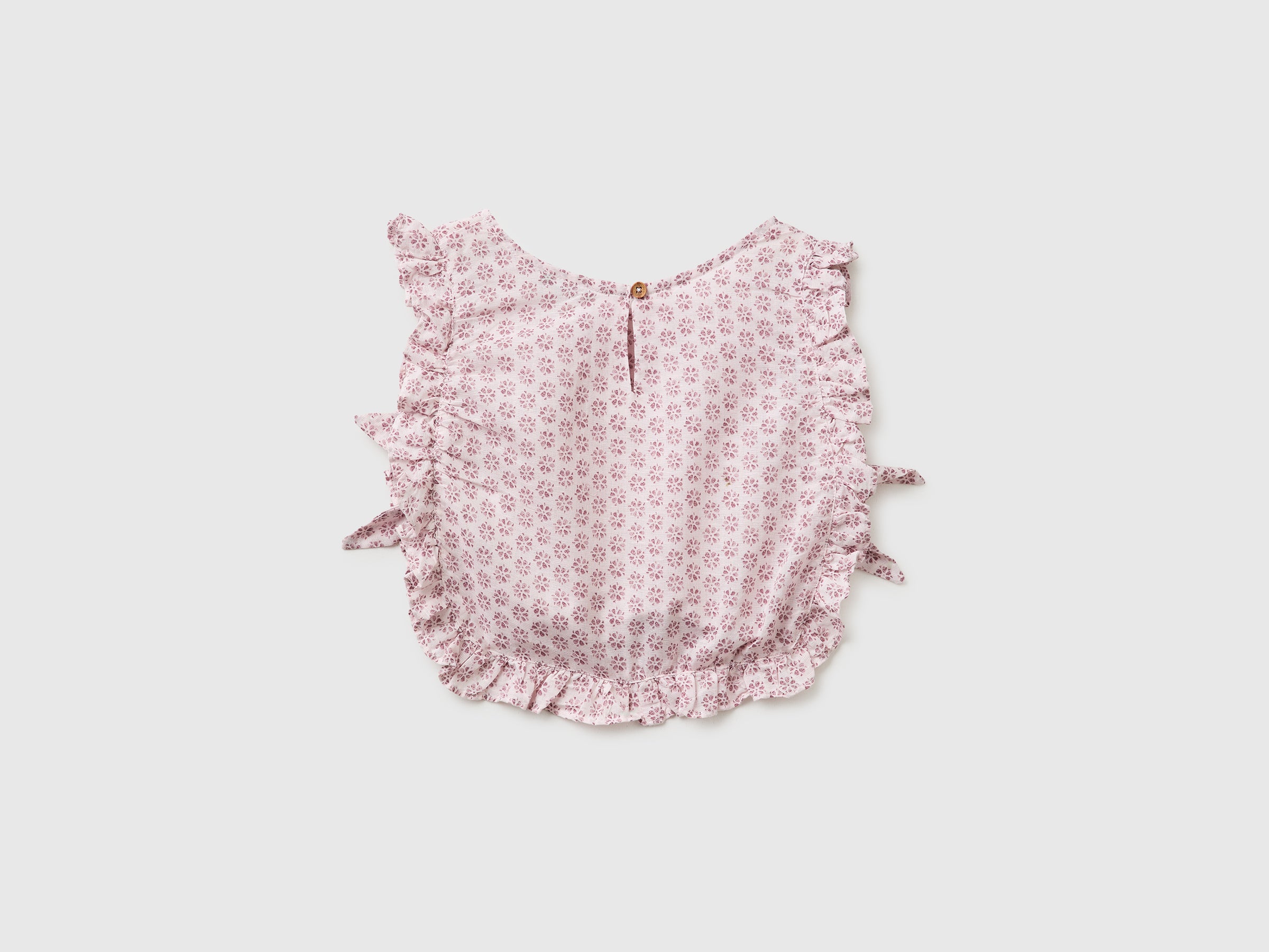 Blouse fleurie en lin mélangé – Image 2
