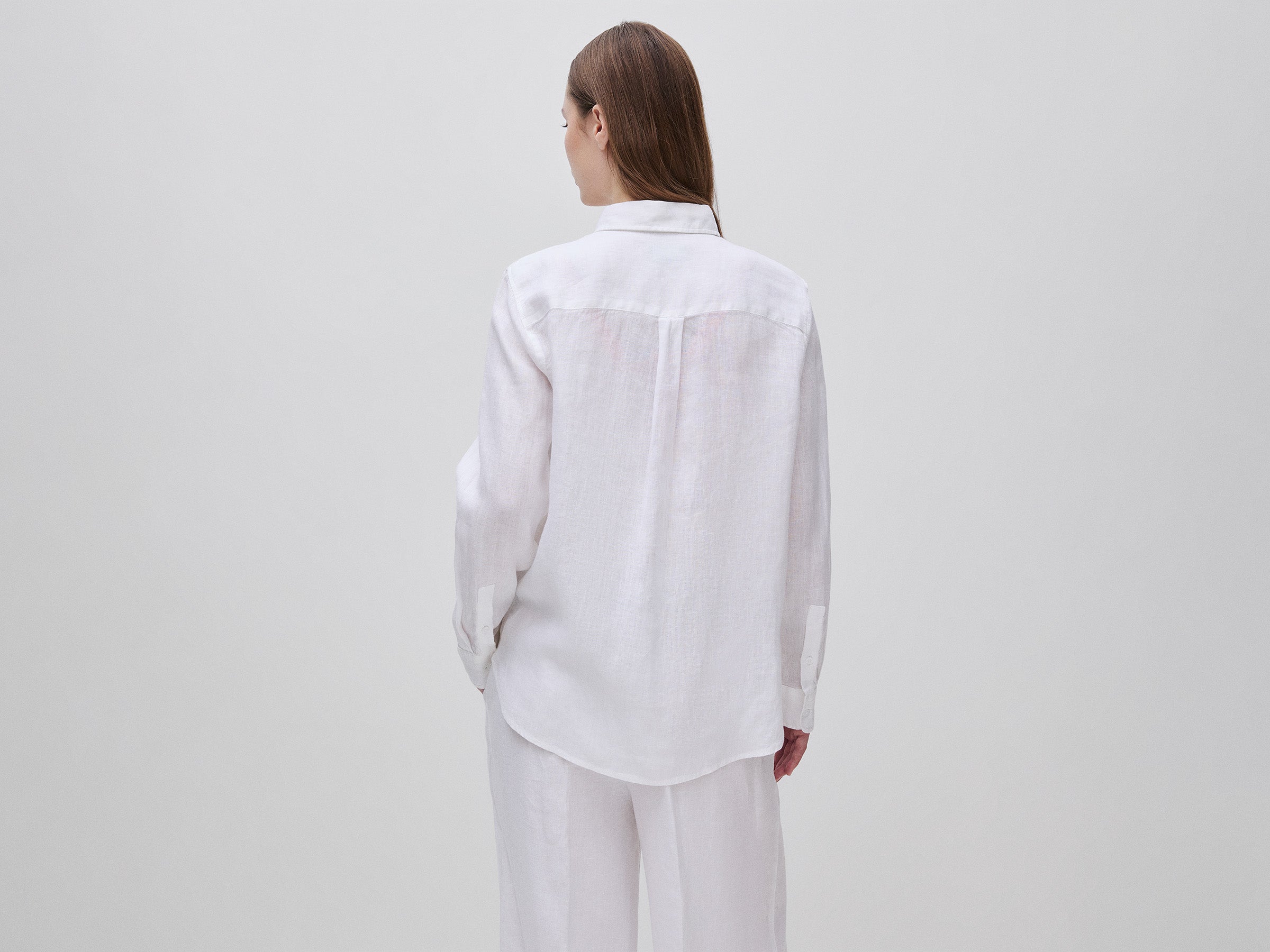 Chemise coupe classique en pur lin – Image 2