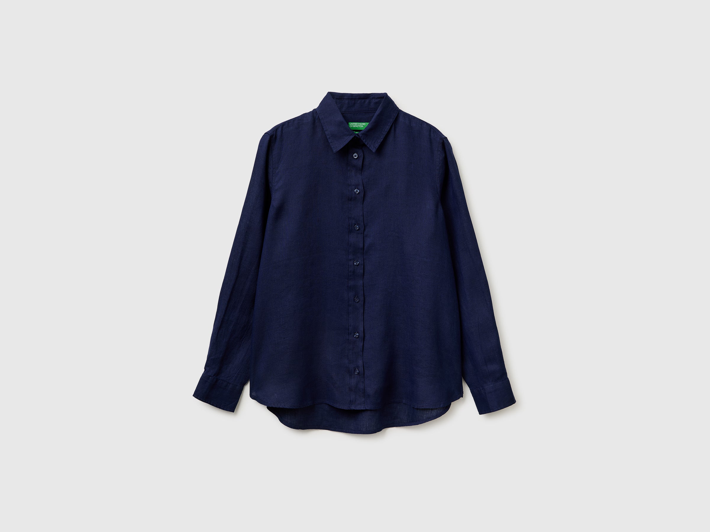 Chemise coupe classique en pur lin Chemise coupe classique en pur lin