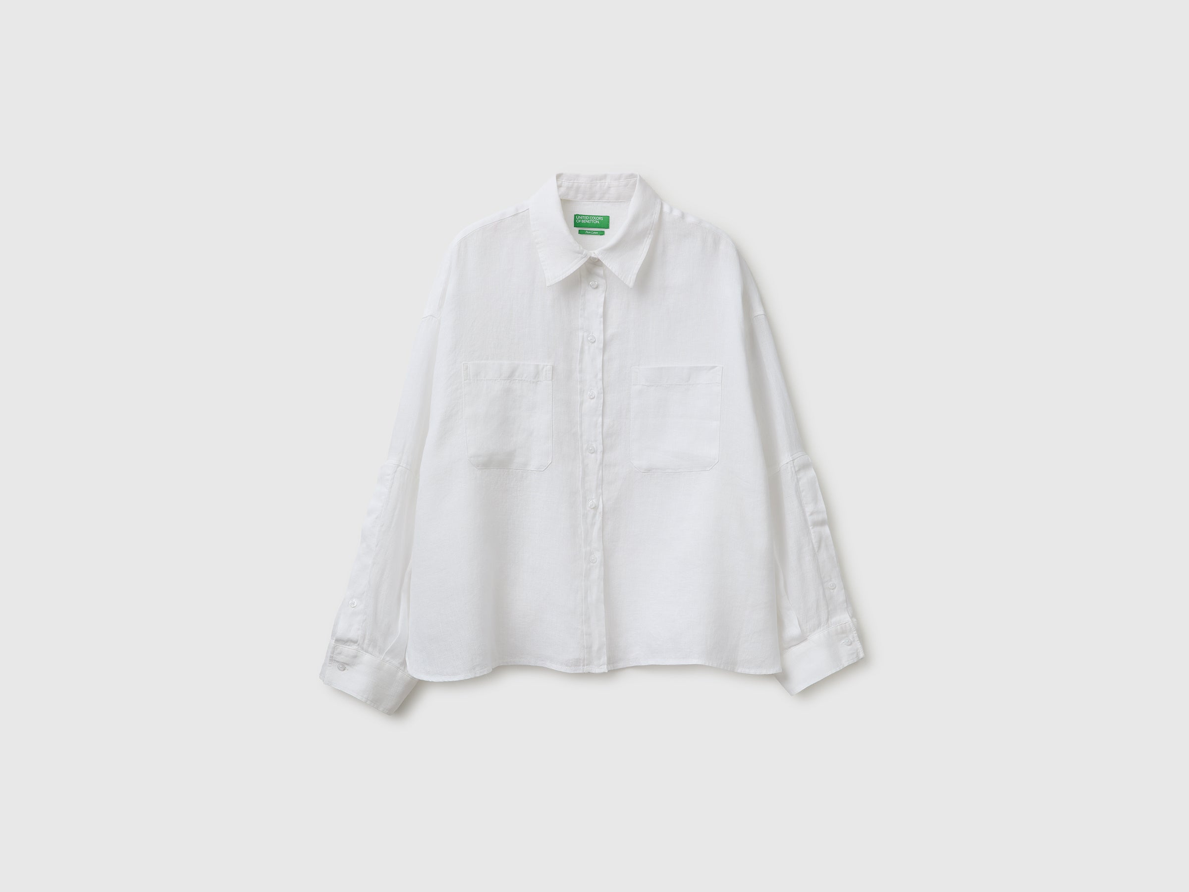 Chemise 100 % lin avec poches Chemise 100 % lin avec poches