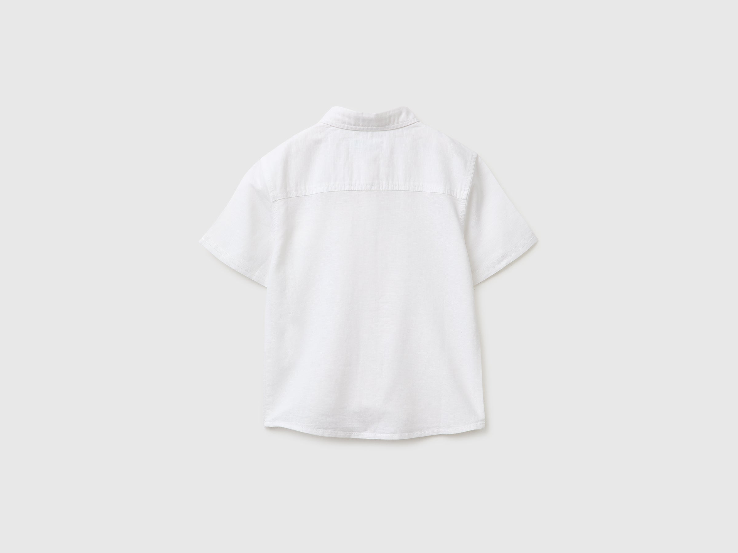 Chemise à manches courtes en lin mélangé – Image 2