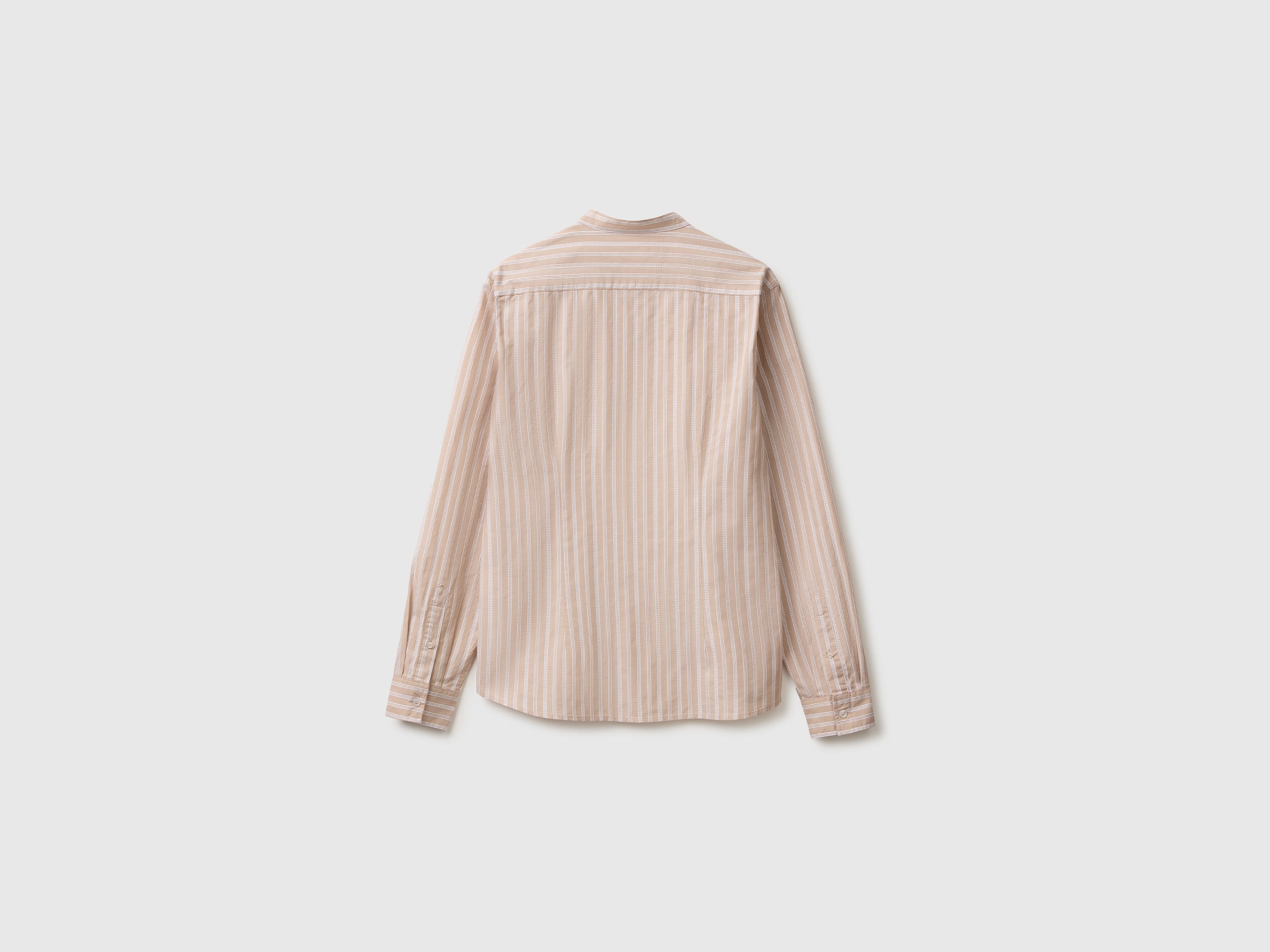Chemise rayée à col mandarin – Image 2