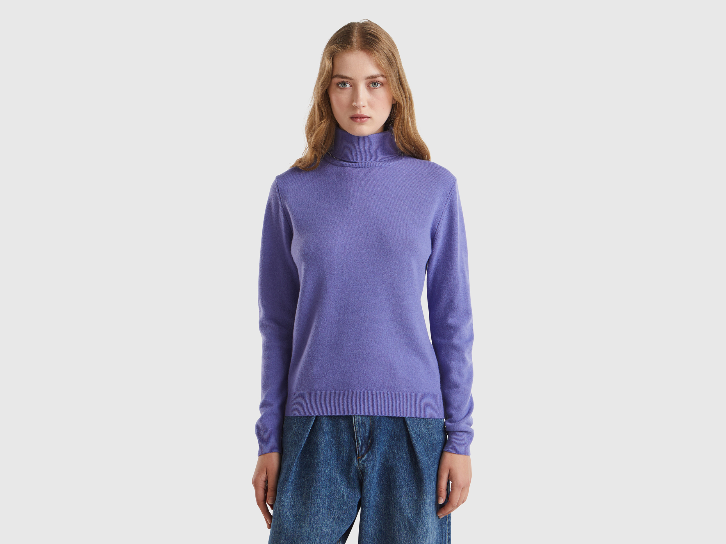 Pull col roulé en pure laine vierge Pull col roulé en pure laine vierge