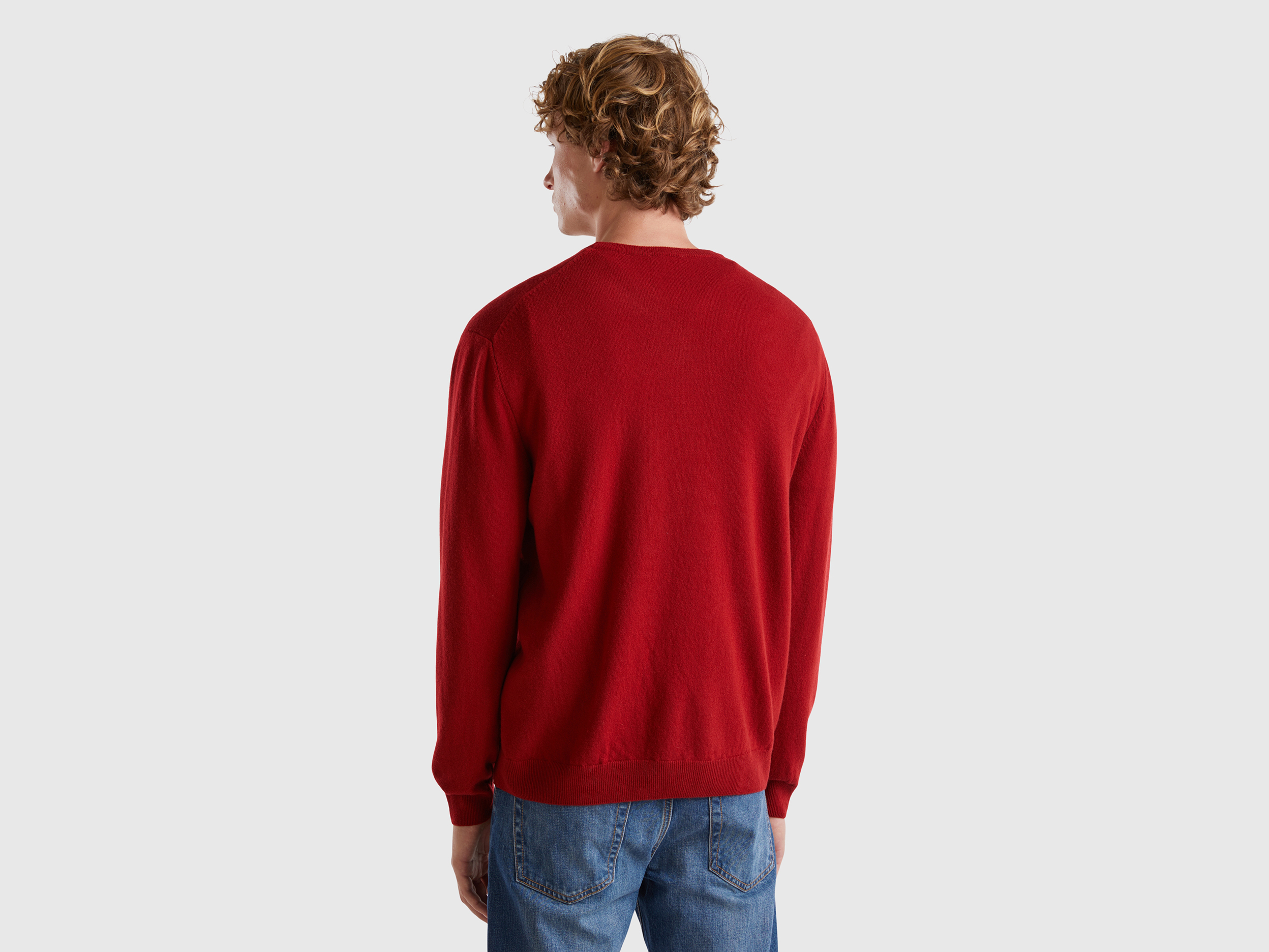 Pull col rond en pure laine vierge. – Image 2