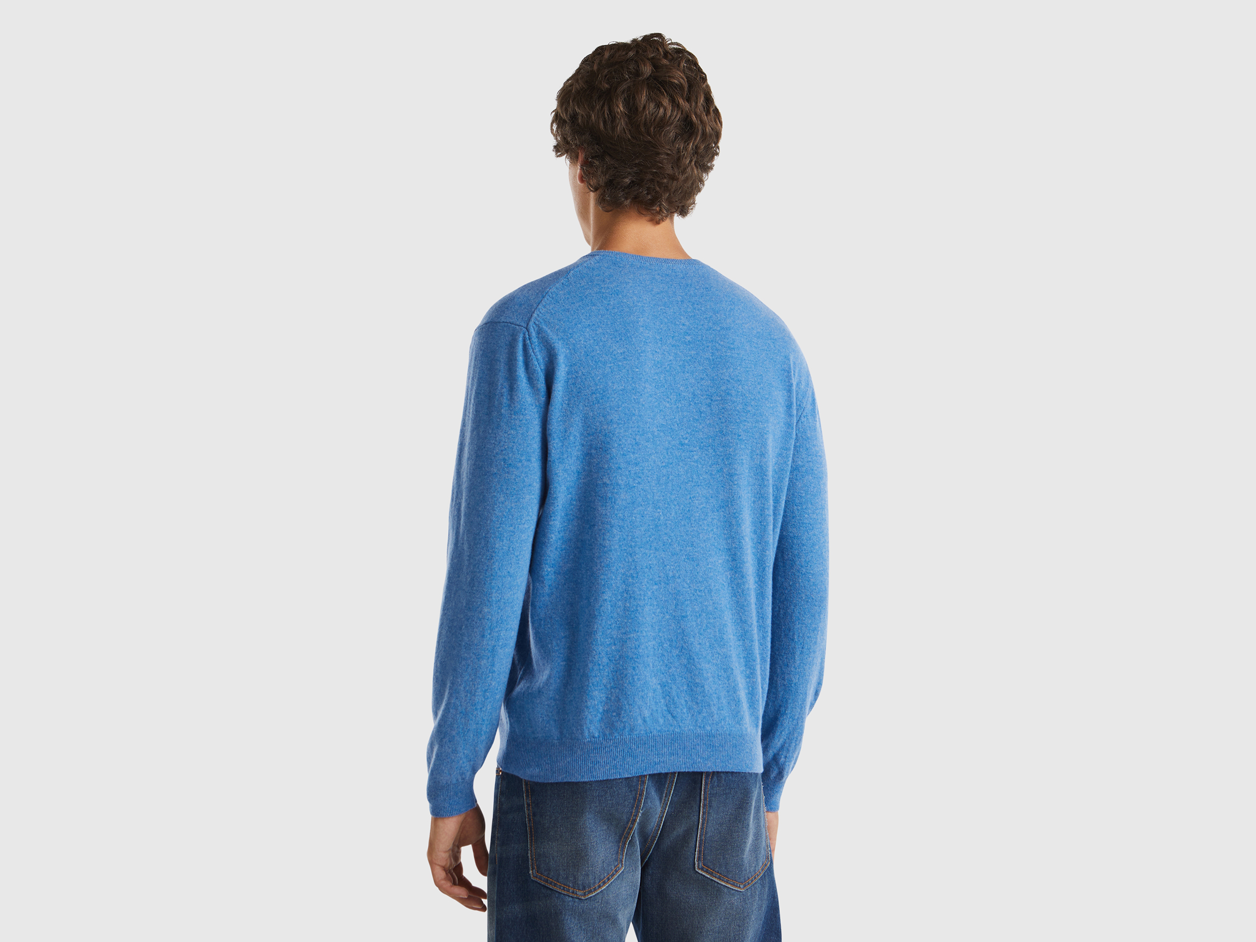 Pull col V en pure laine vierge – Image 2