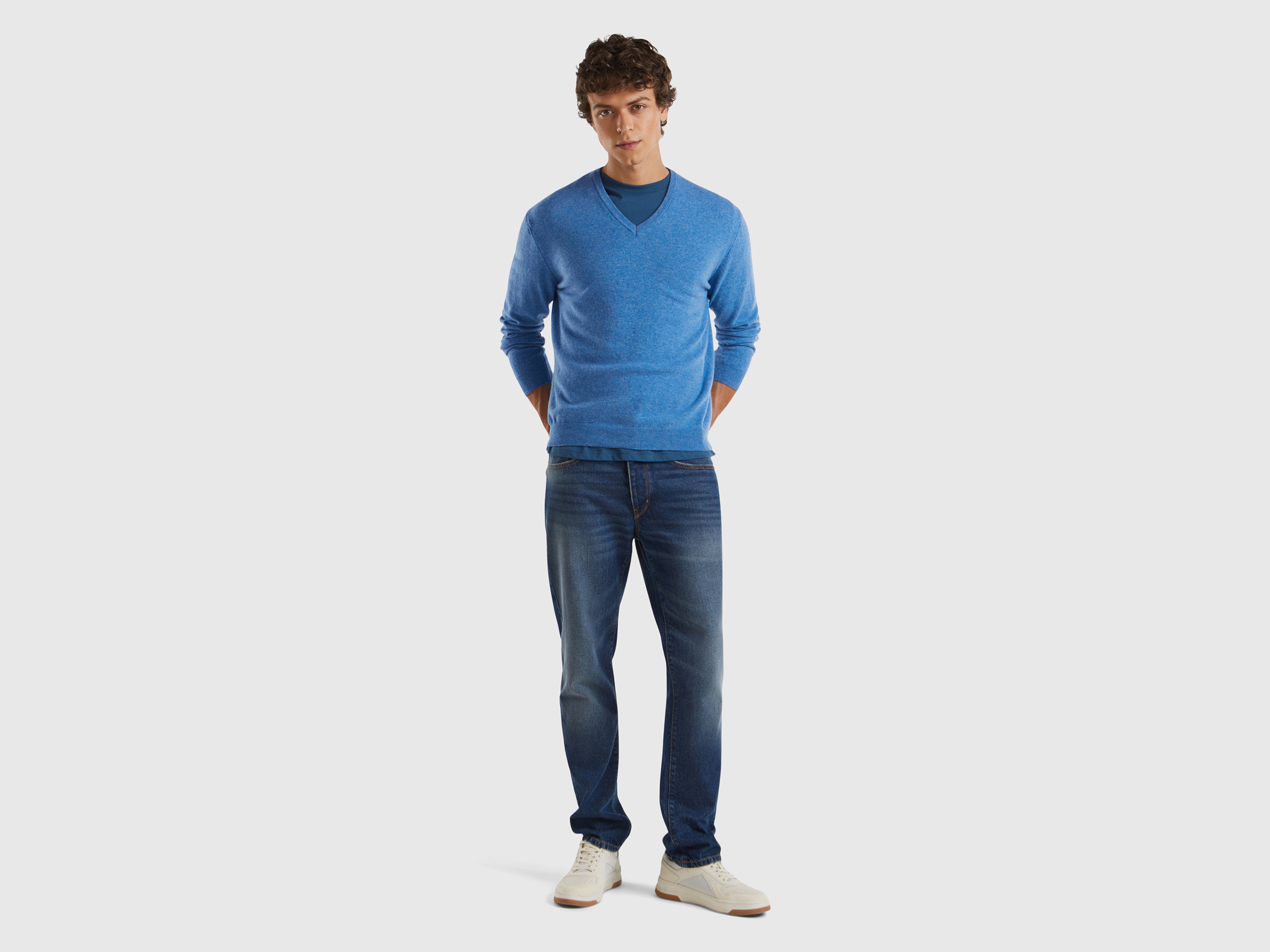 Pull col V en pure laine vierge – Image 6