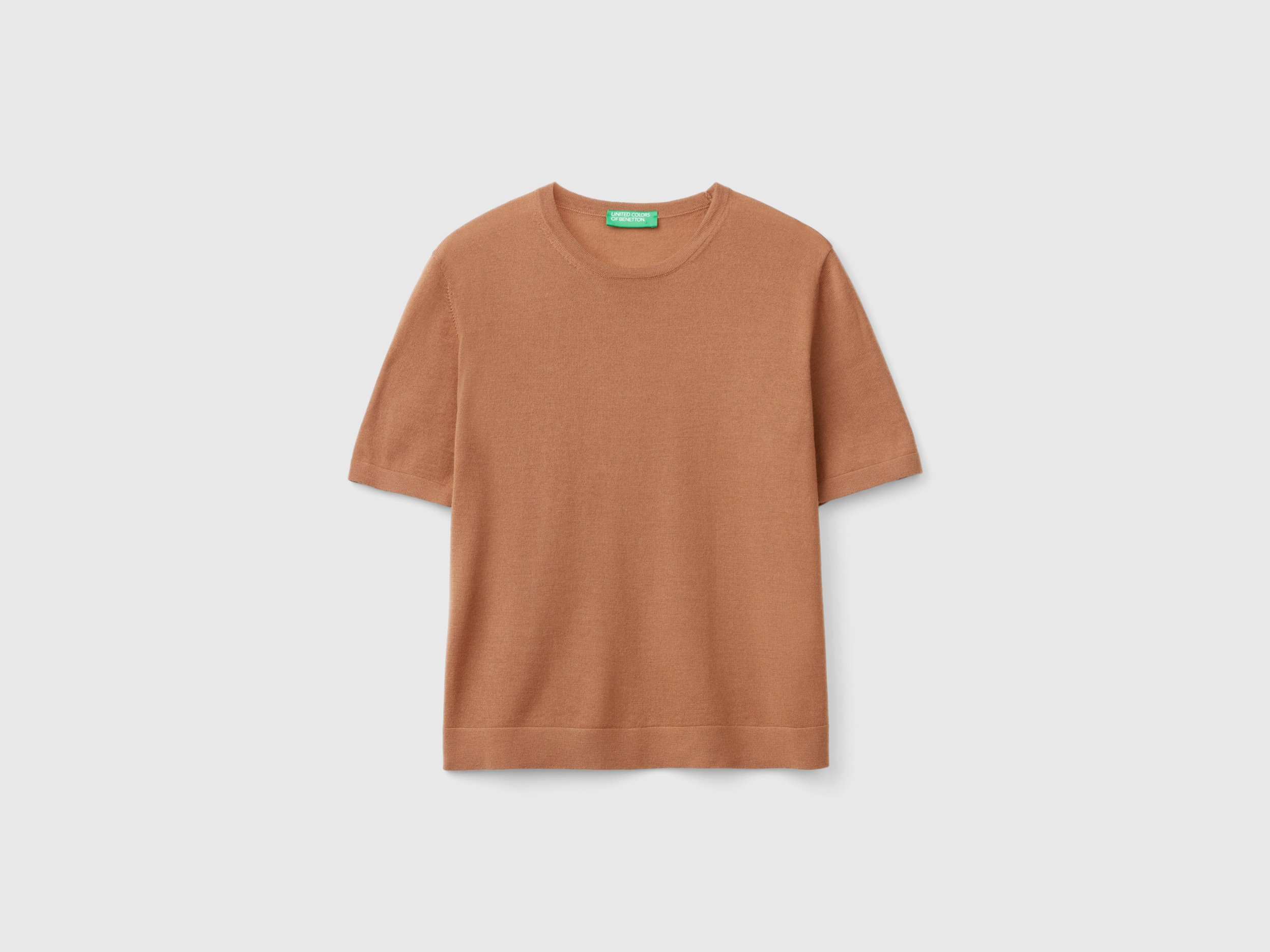 Pull manches courtes en pure laine mérinos – Image 3