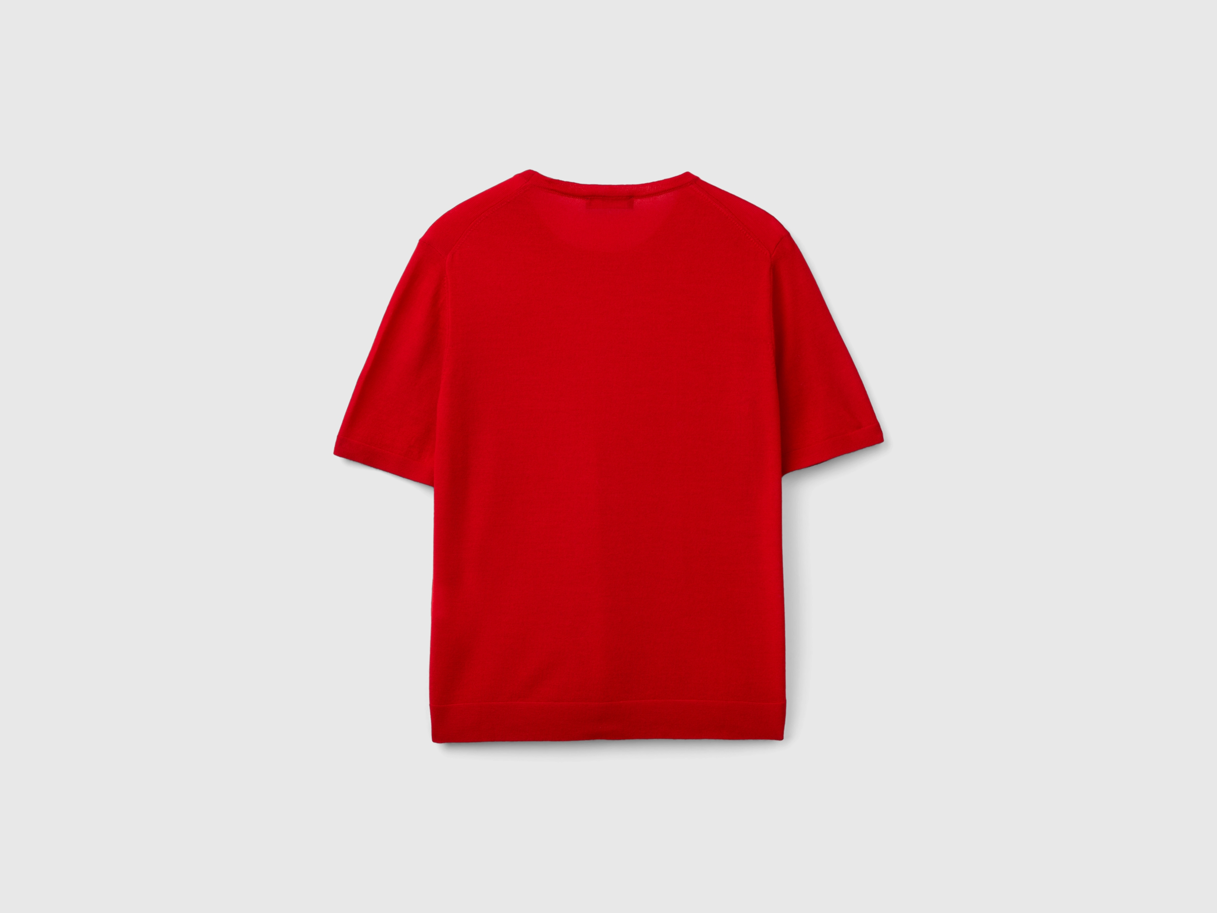 Pull manches courtes en pure laine mérinos – Image 4