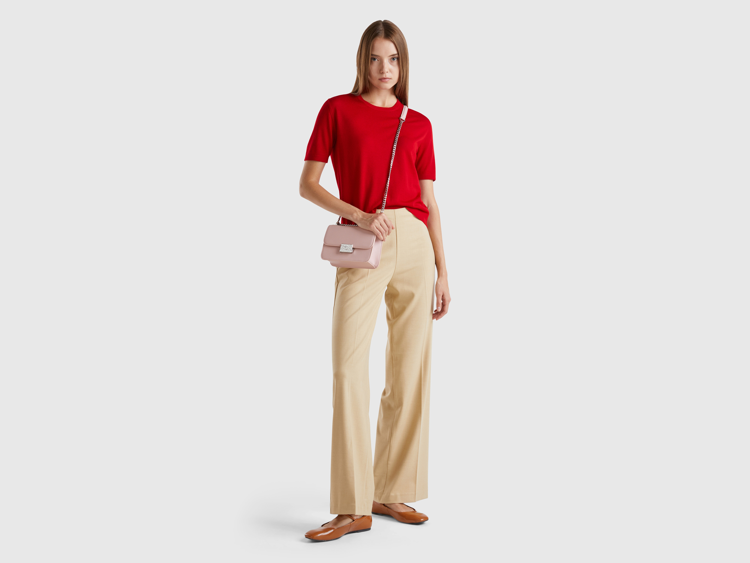 Pull manches courtes en pure laine mérinos – Image 6