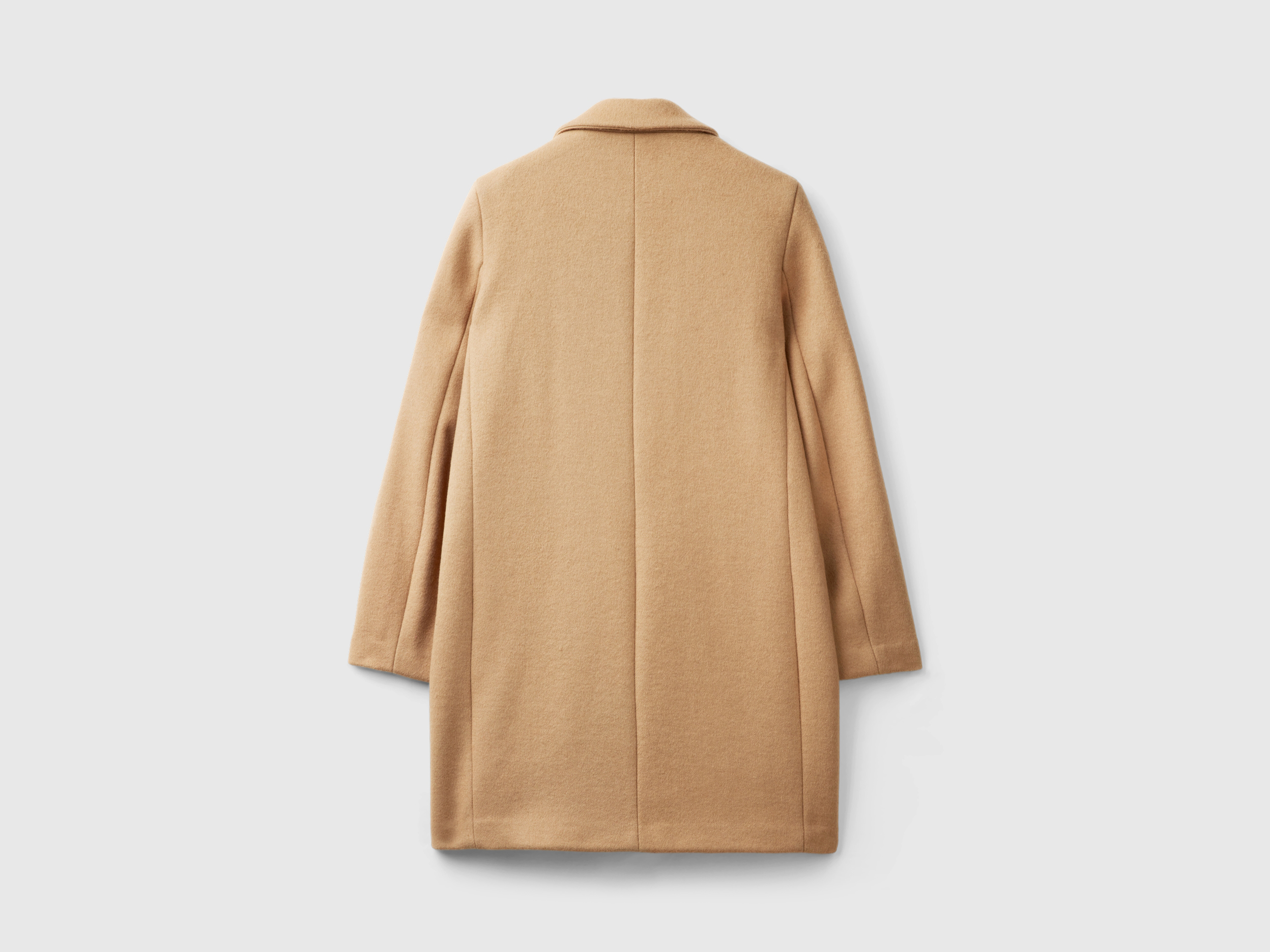 Manteau court en tissu mélange laine – Image 4