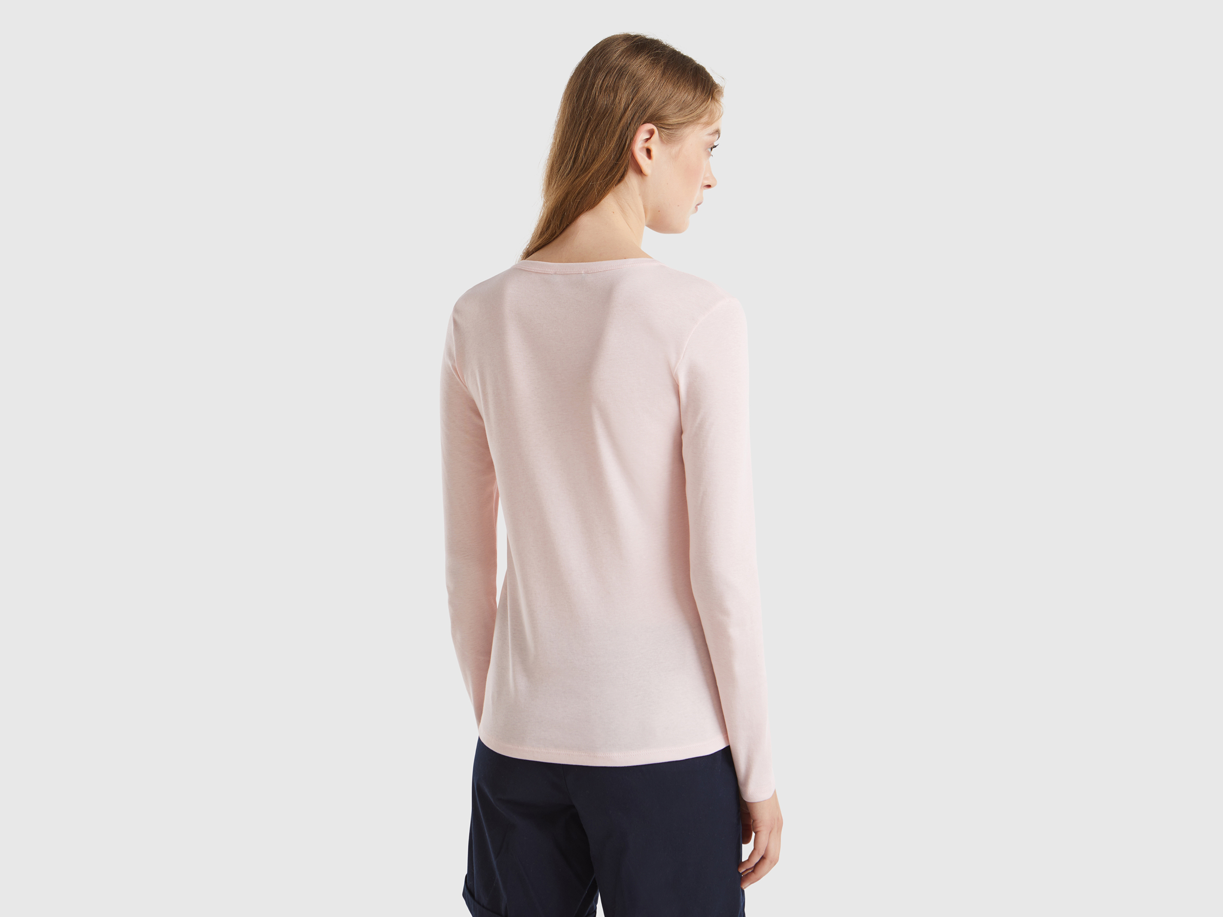 T-shirt manches longues 100 % coton. – Image 2