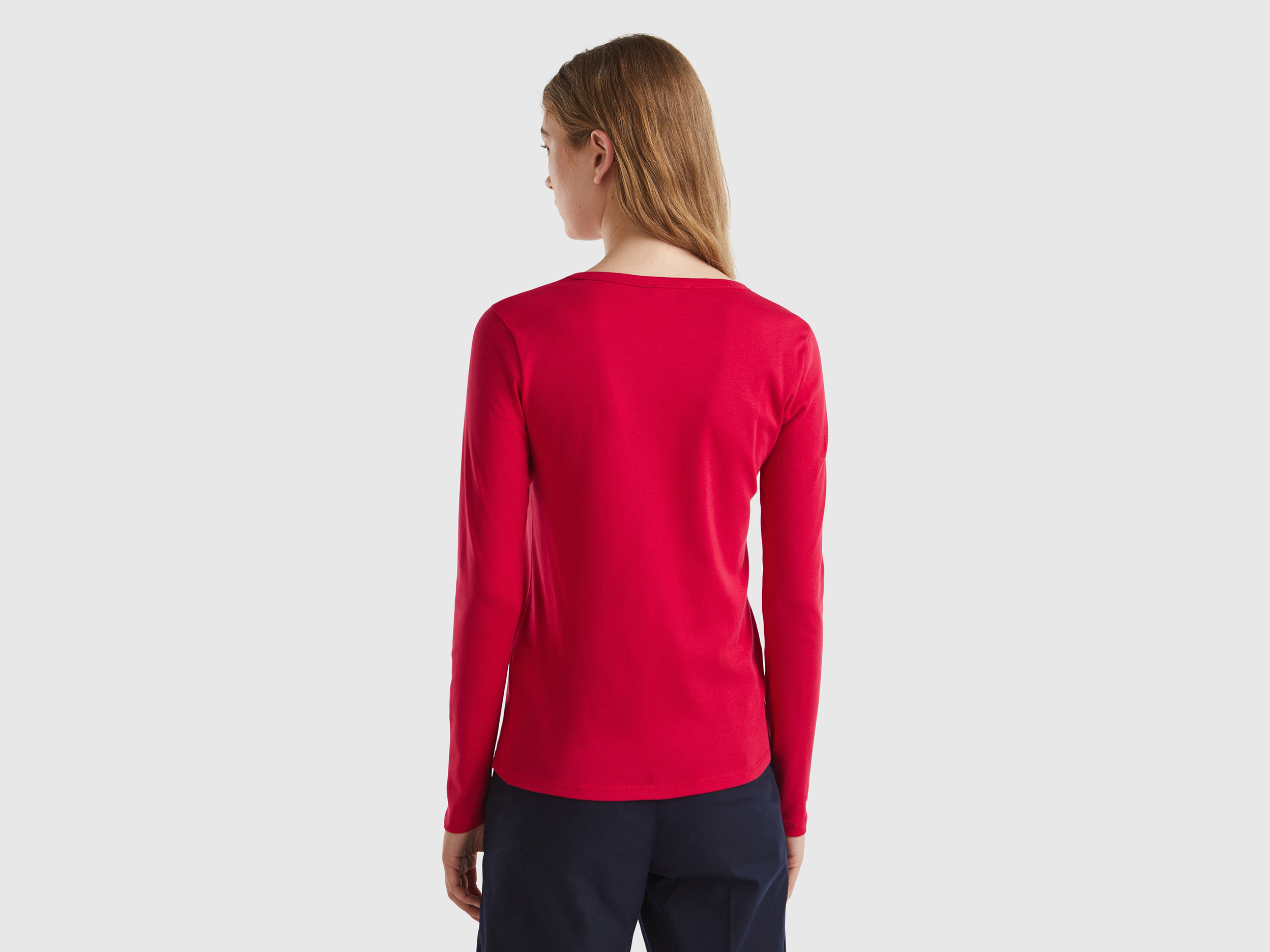 T-shirt manches longues 100 % coton. – Image 2