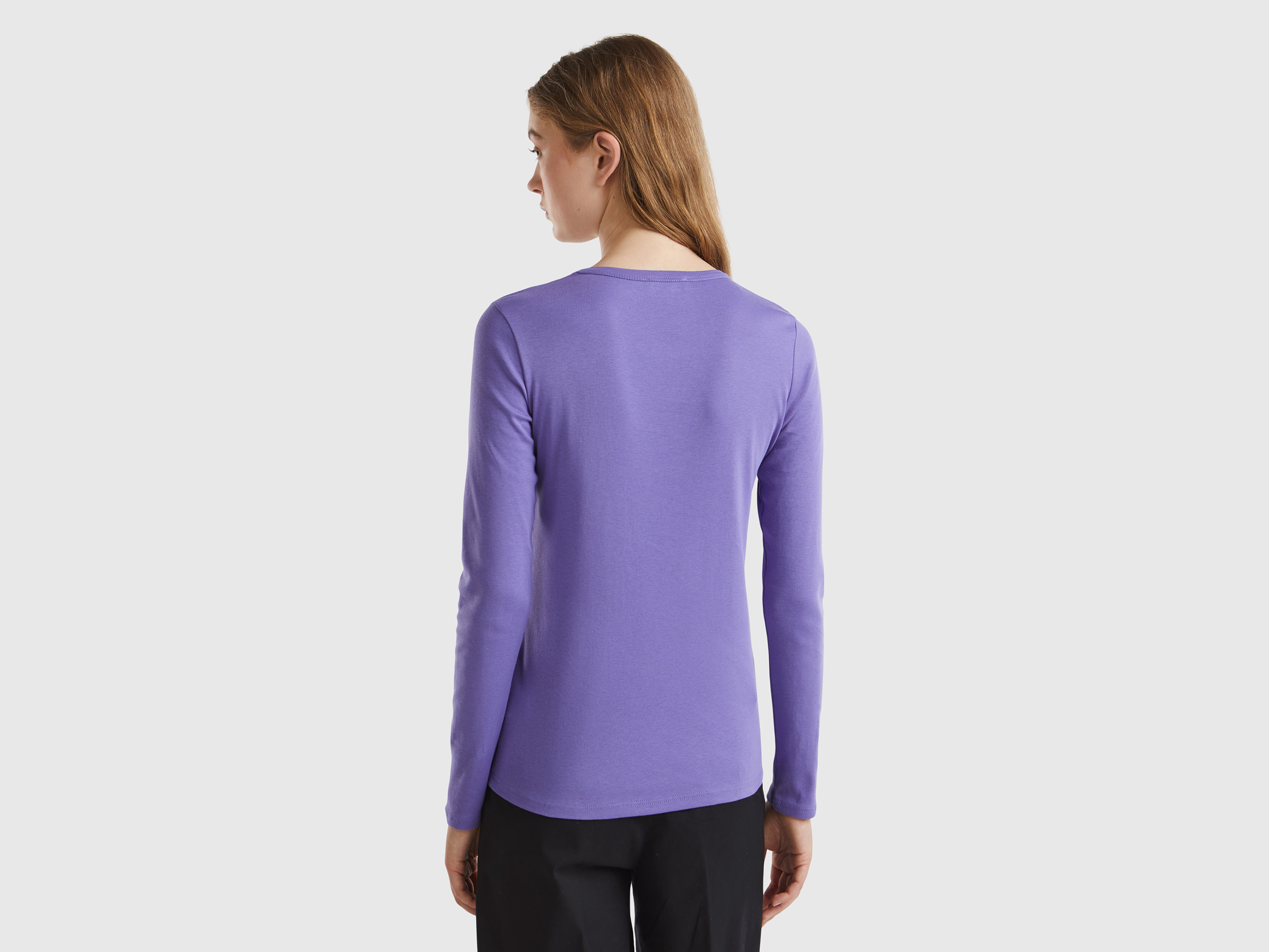 T-shirt manches longues 100 % coton. – Image 2