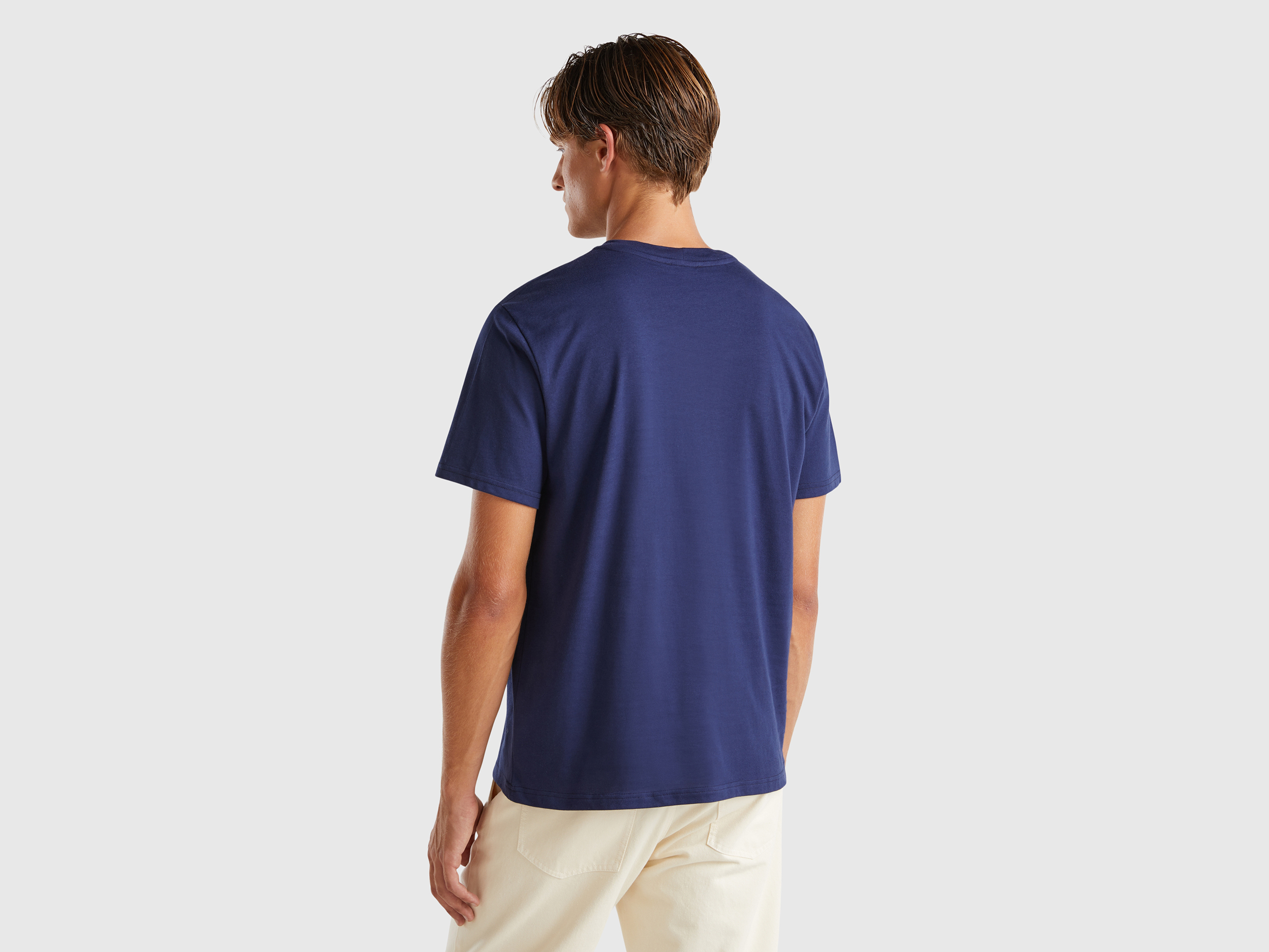 T-shirt en coton biologique avec logo brodé – Image 2