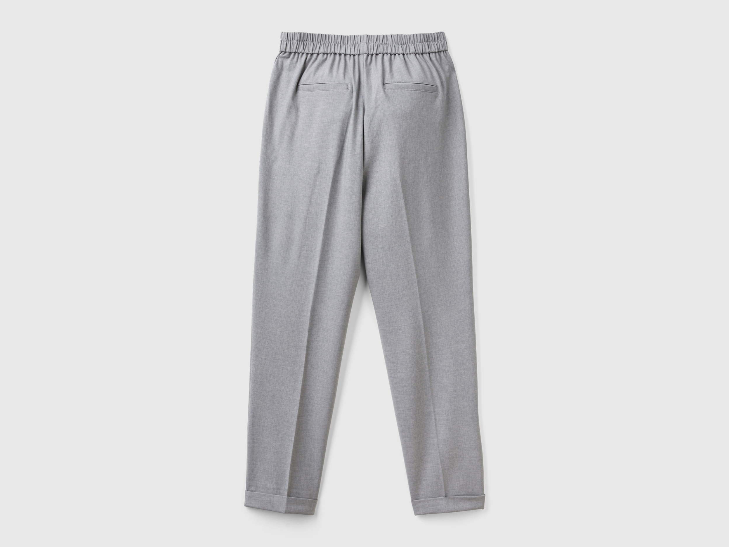 Pantalon à revers en viscose stretch – Image 4