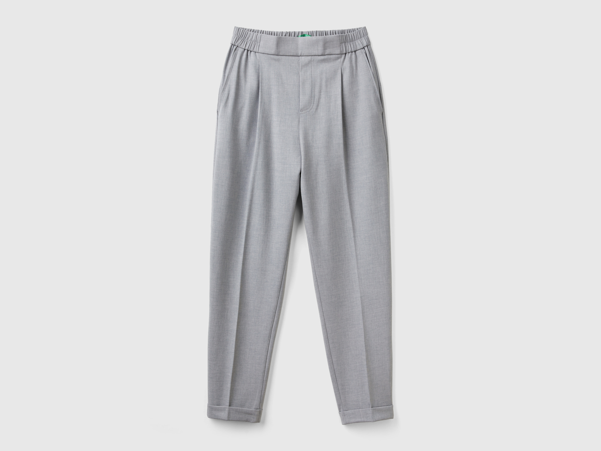 Pantalon à revers en viscose stretch – Image 3