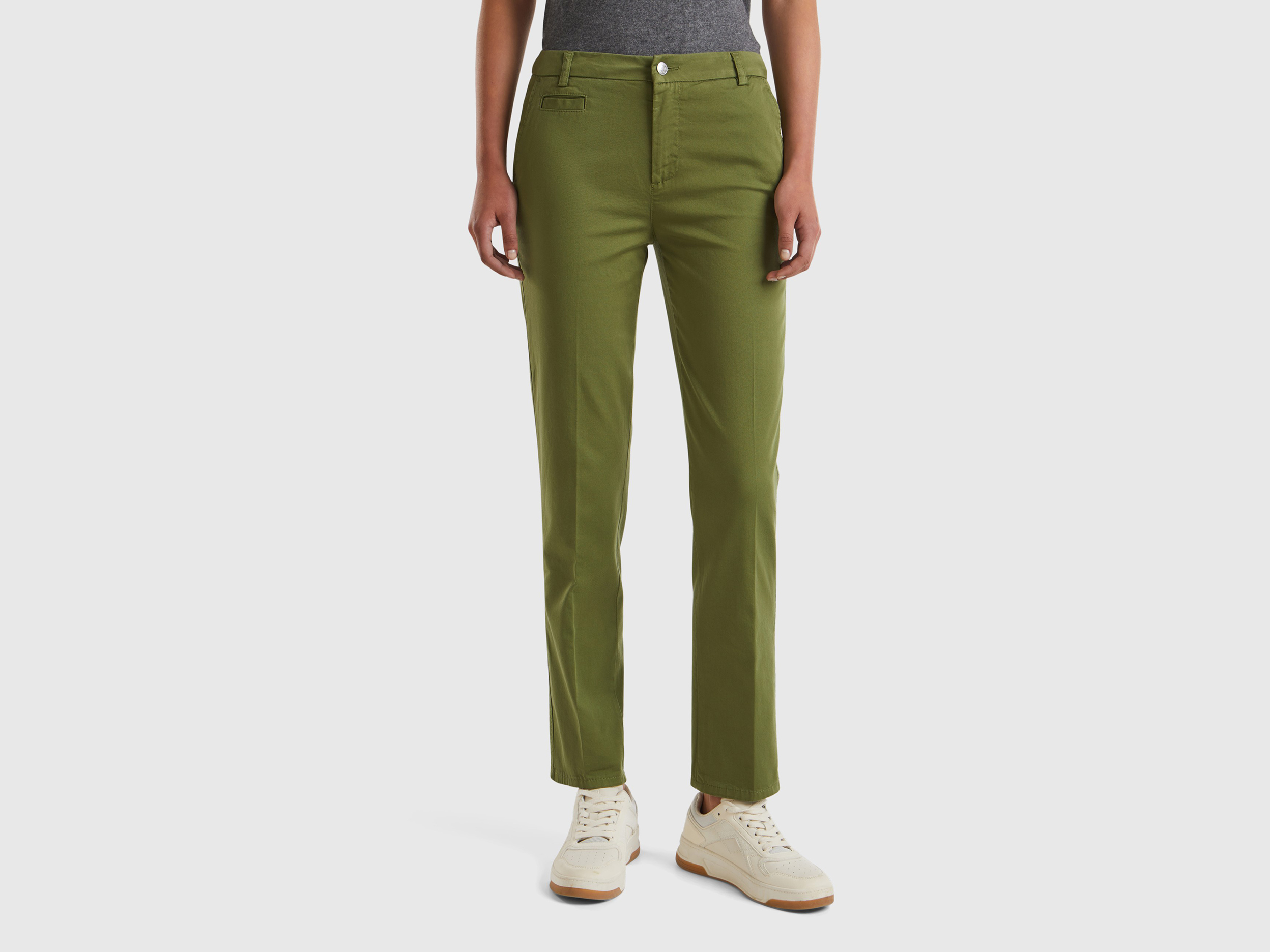 Chino slim fit en coton Chino slim fit en coton