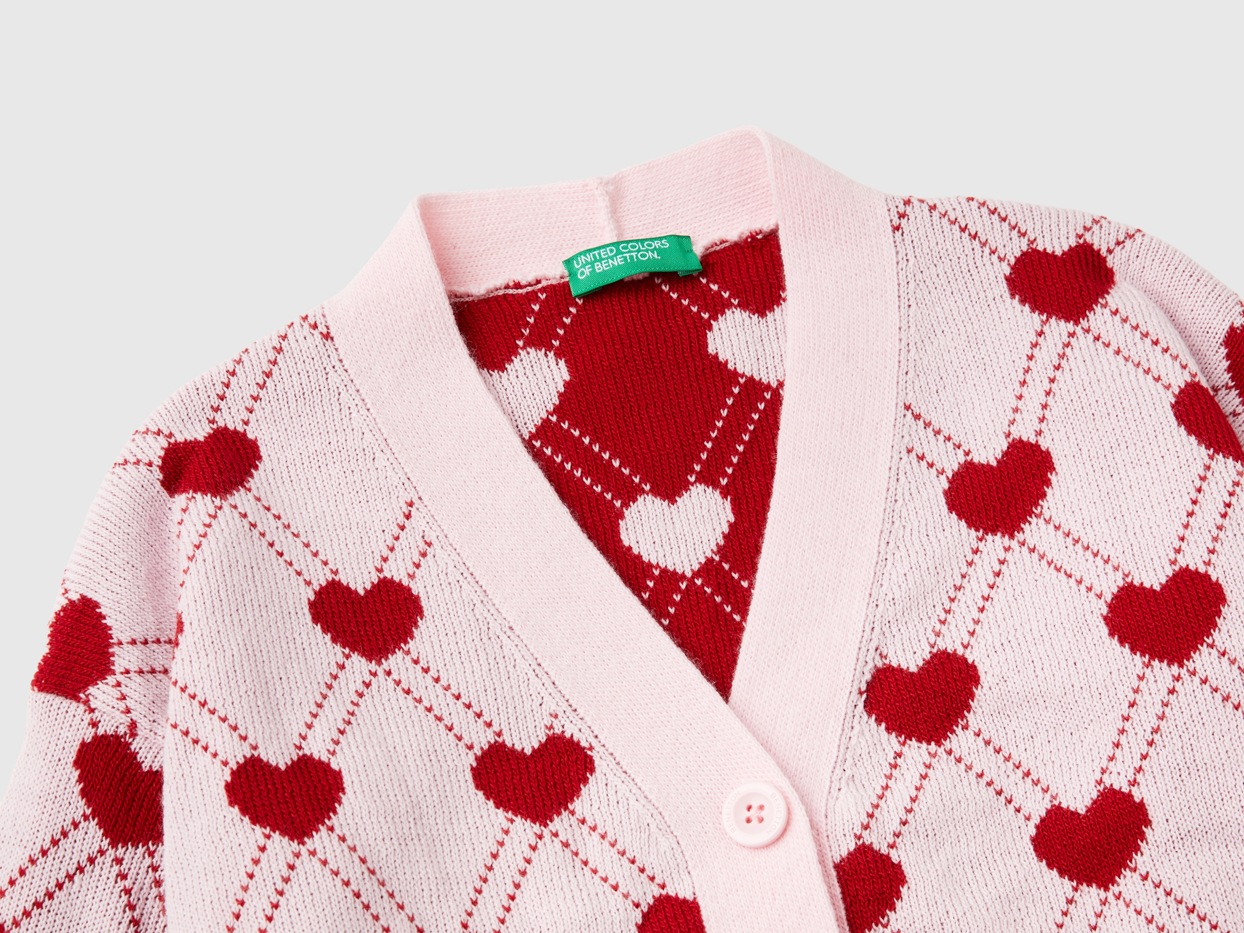 Cardigan motif cœur – Image 4