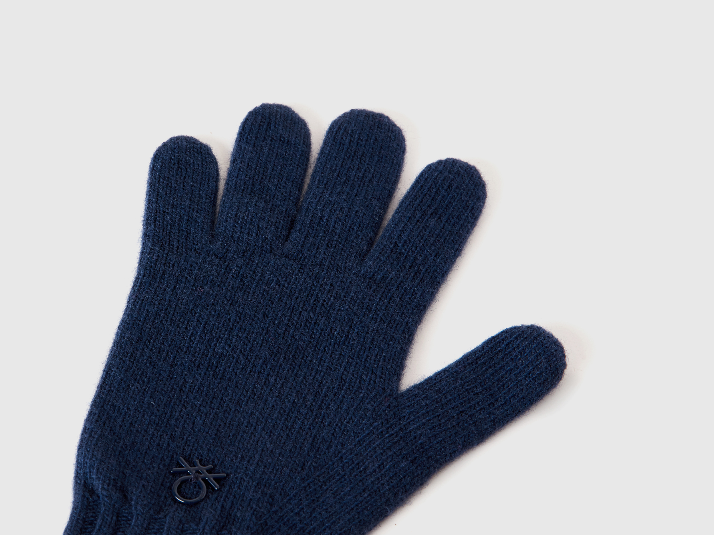 Gants en laine mélangée avec poignets côtelés. – Image 3