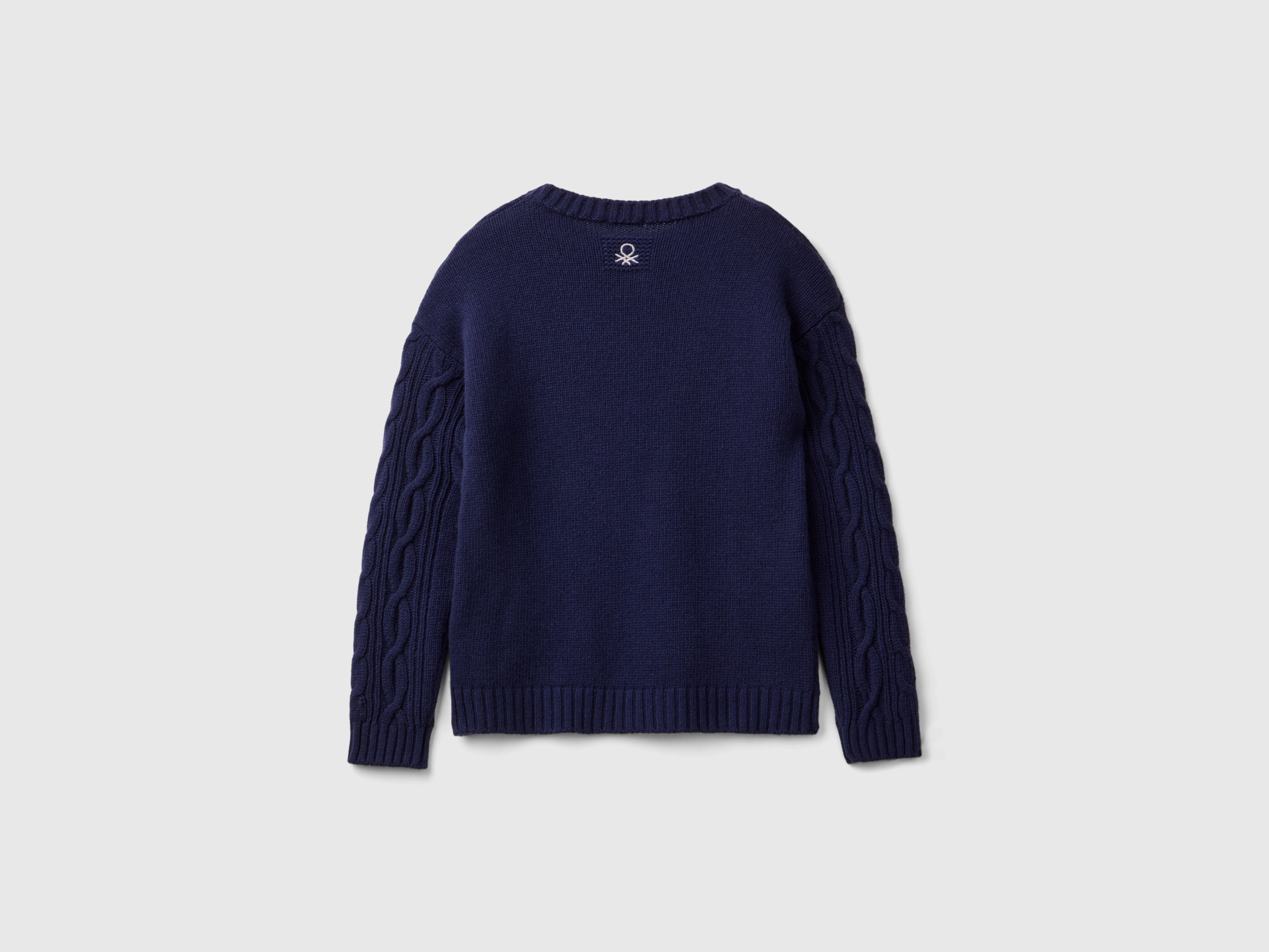 Pull torsadé en mélange laine. – Image 2